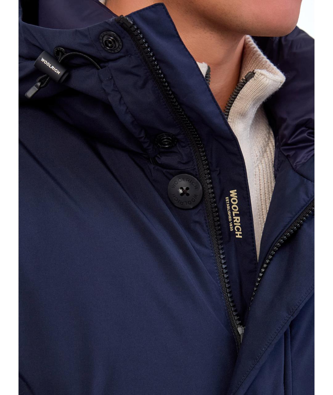 WOOLRICH Синий полиэстеровый пуховик, фото 5