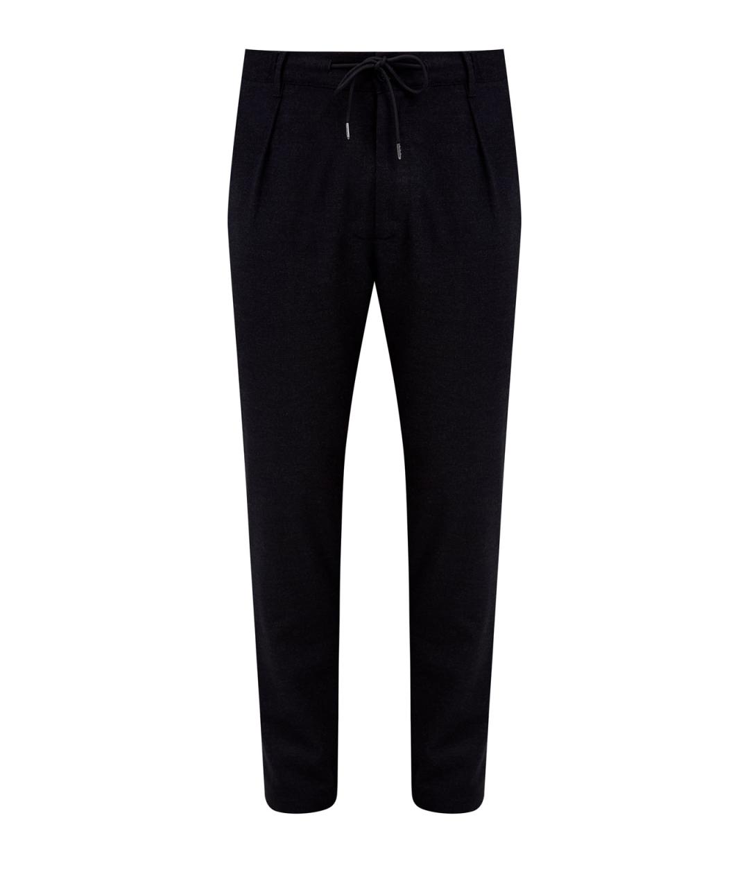 WOOLRICH Черные полиэстеровые повседневные брюки, фото 1