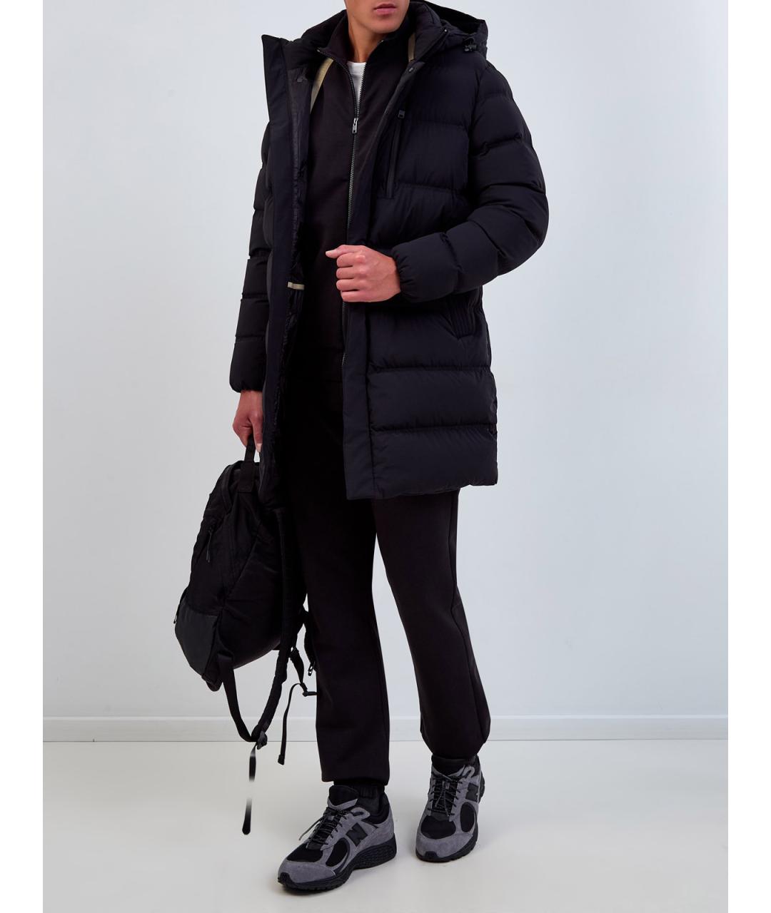 WOOLRICH Черный полиамидовый пуховик, фото 2