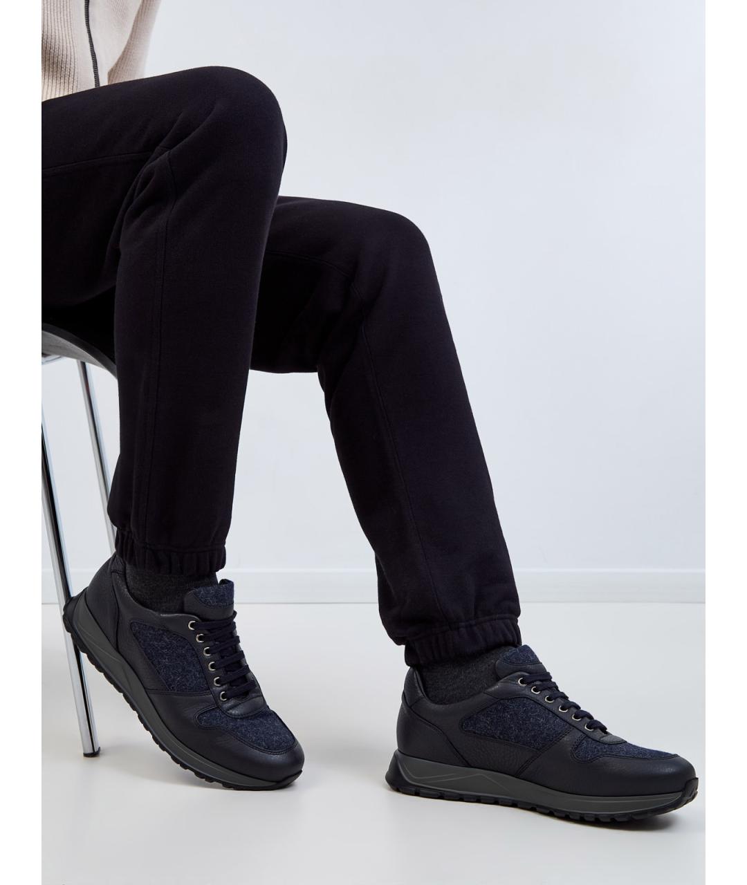 DOUCAL'S Синие низкие кроссовки / кеды, фото 2