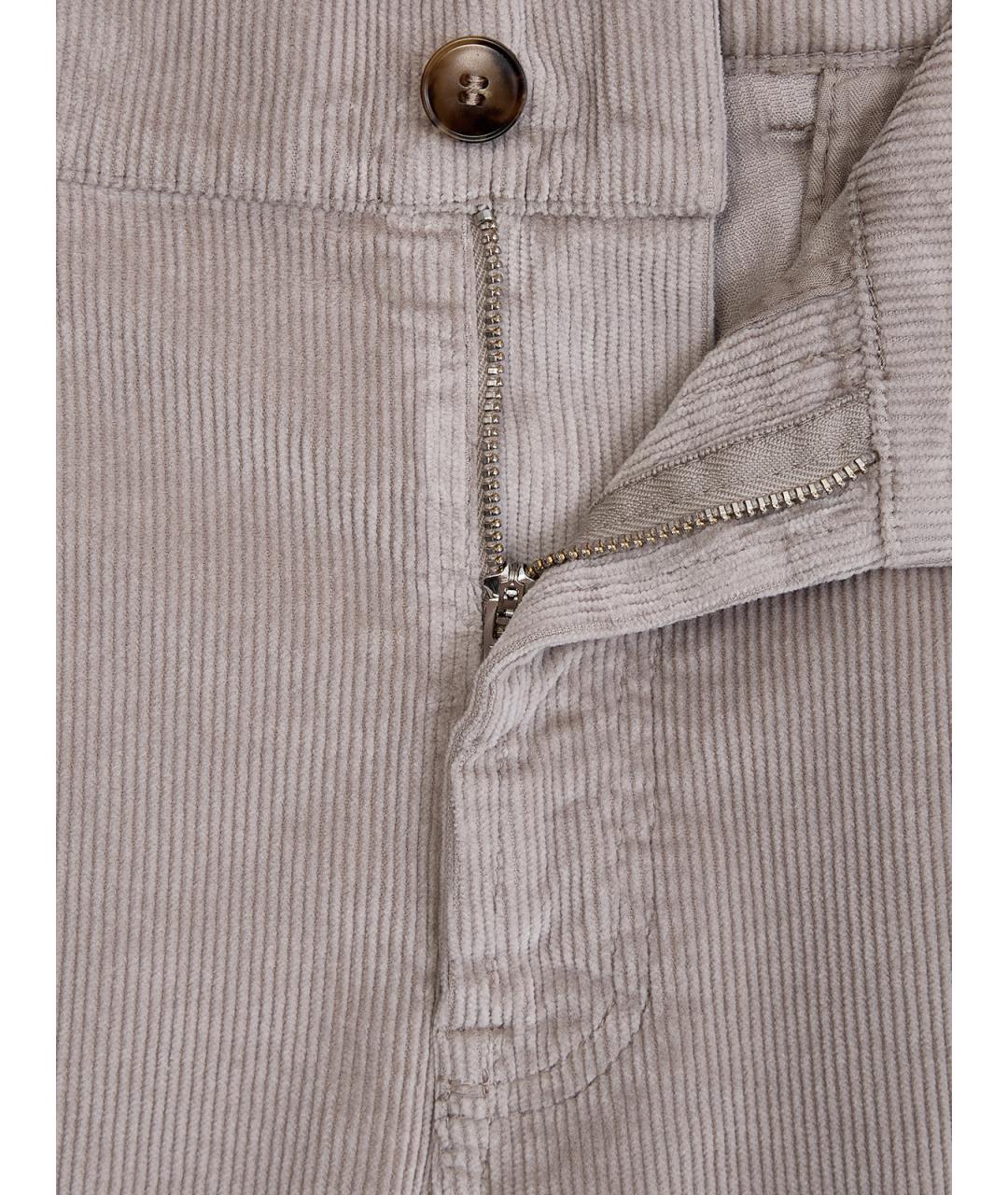 CANALI Бежевые хлопковые повседневные брюки, фото 6
