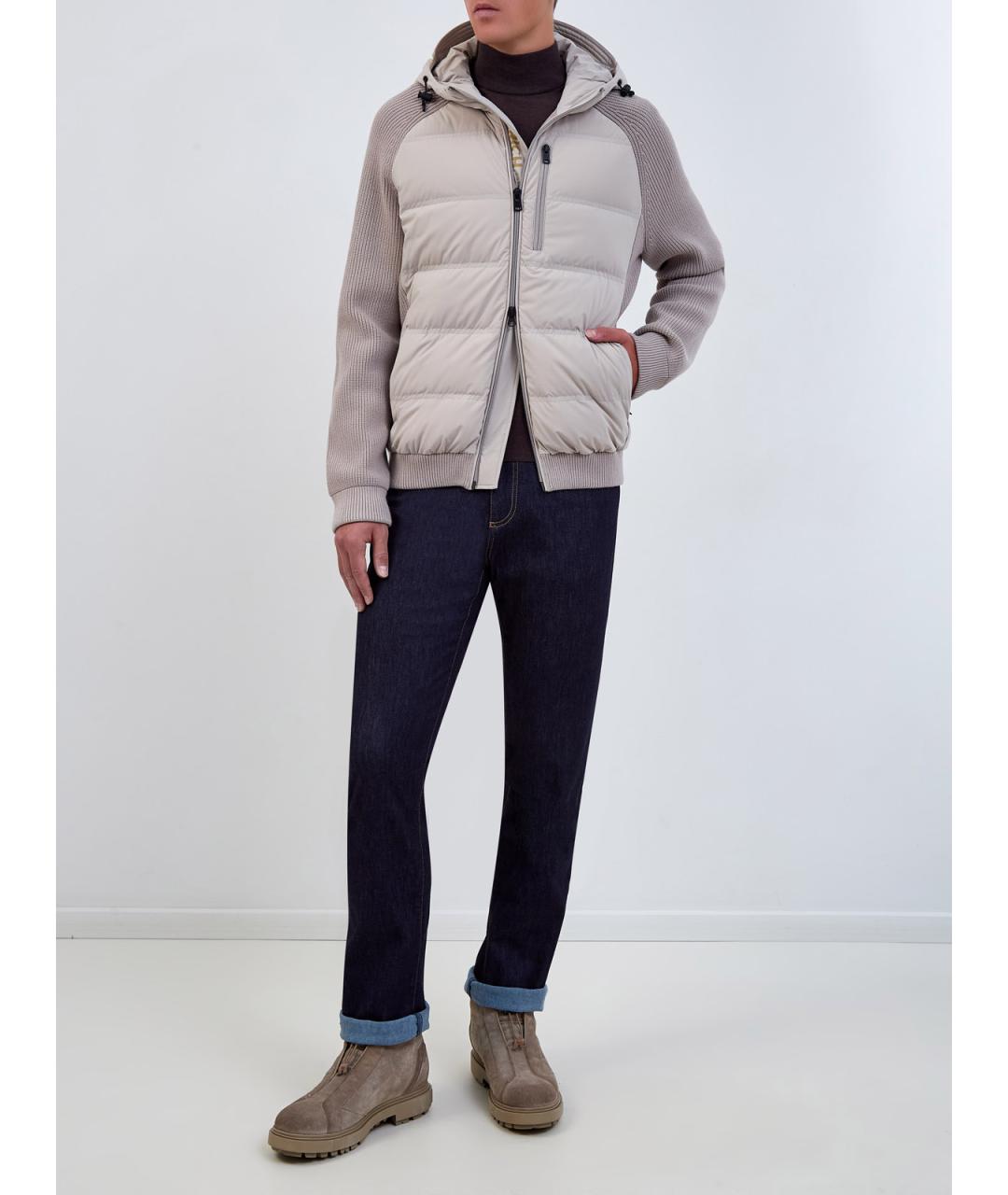 WOOLRICH Бежевая полиамидовая куртка, фото 2