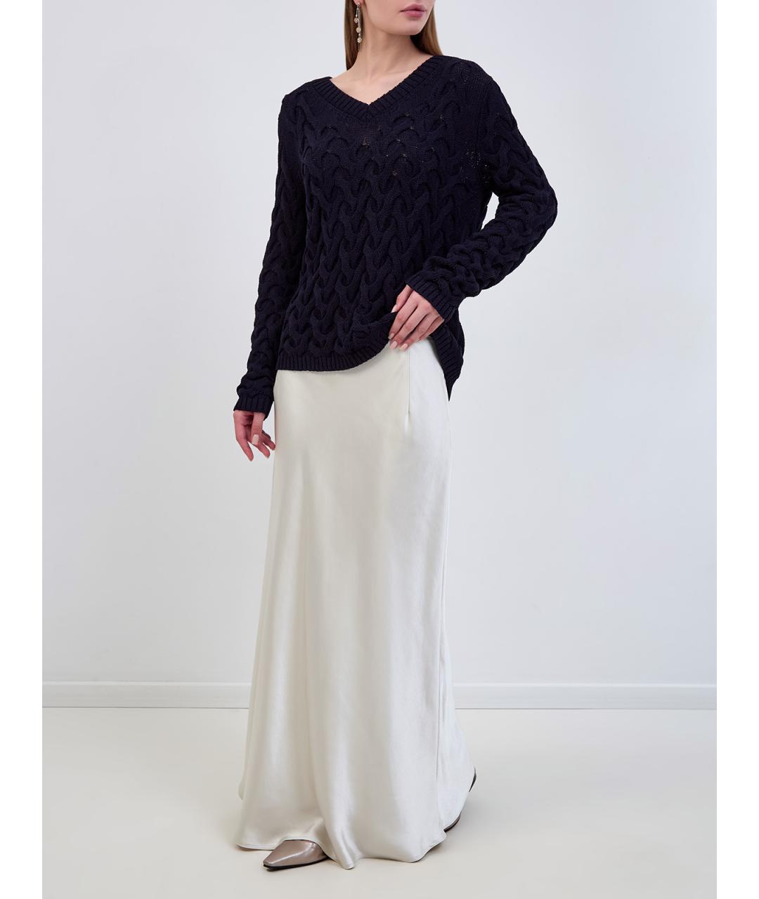 GENTRY PORTOFINO Синий хлопковый джемпер / свитер, фото 2