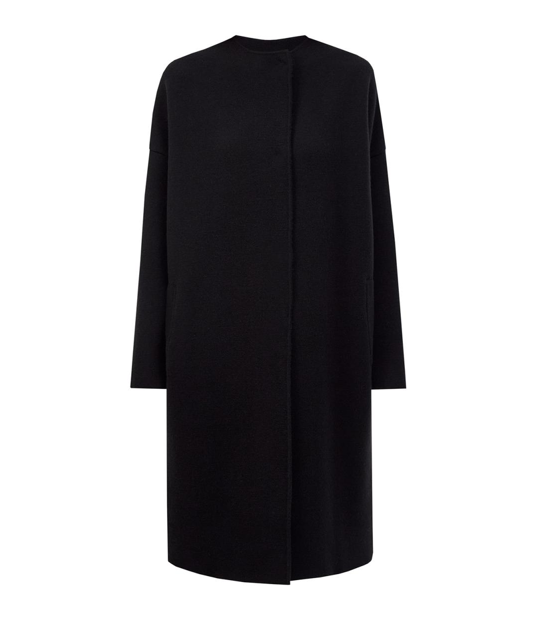 GENTRY PORTOFINO Черное кашемировое пальто, фото 1
