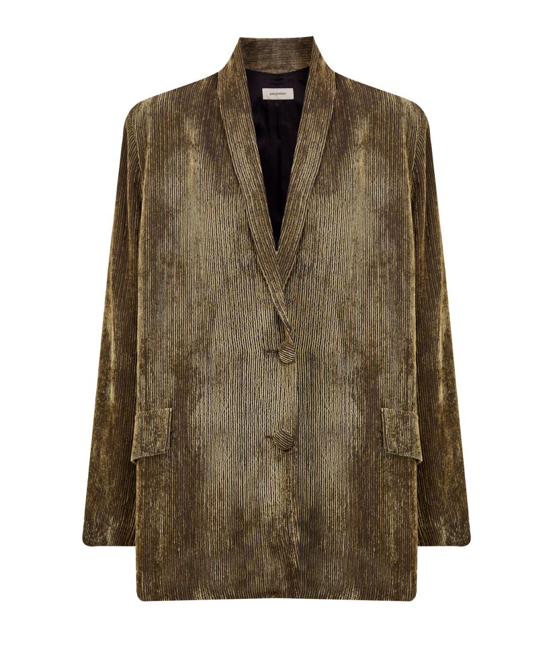 GENTRY PORTOFINO Зеленый вискозный жакет/пиджак, фото 1