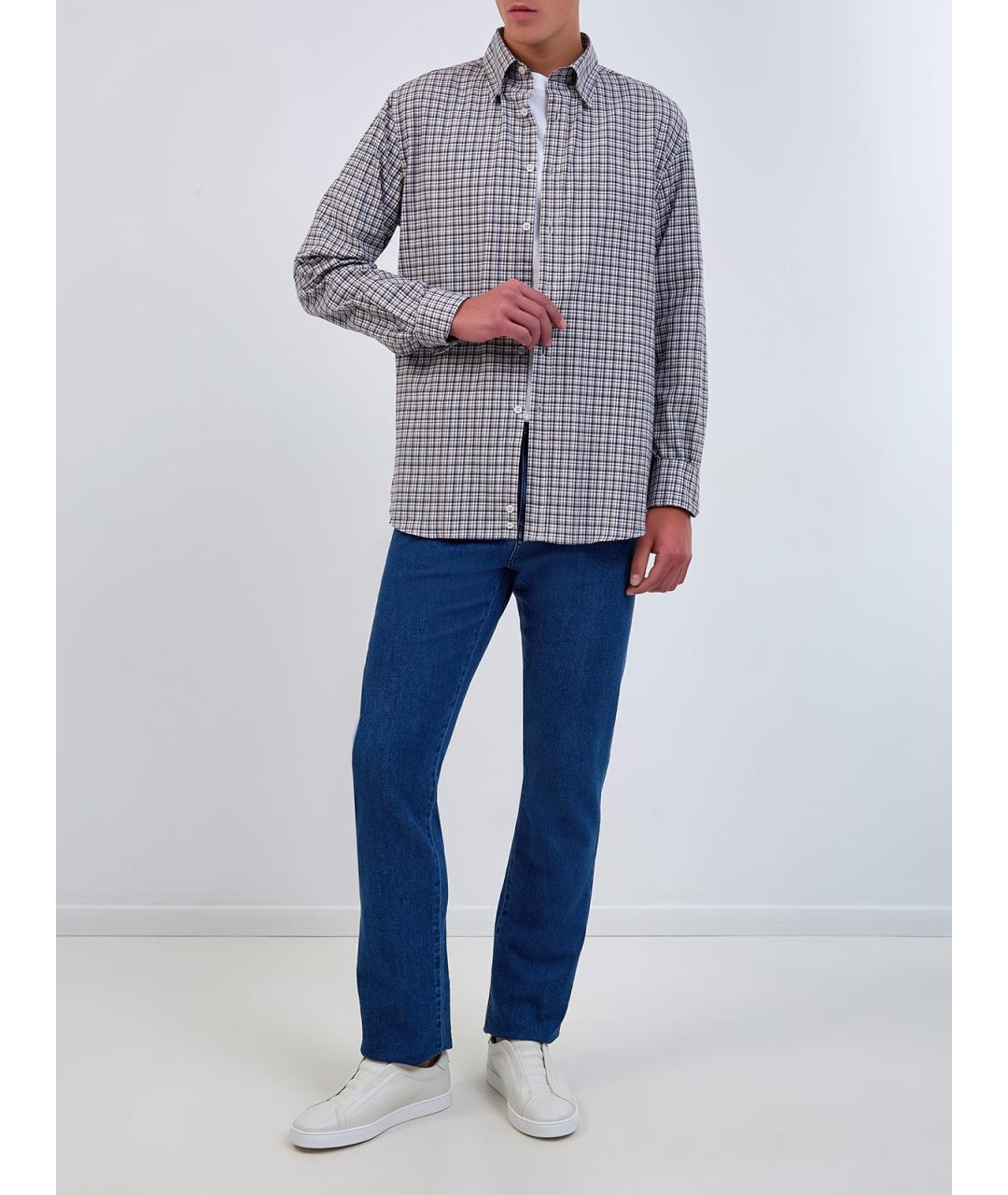 CANALI Мульти хлопковая кэжуал рубашка, фото 2