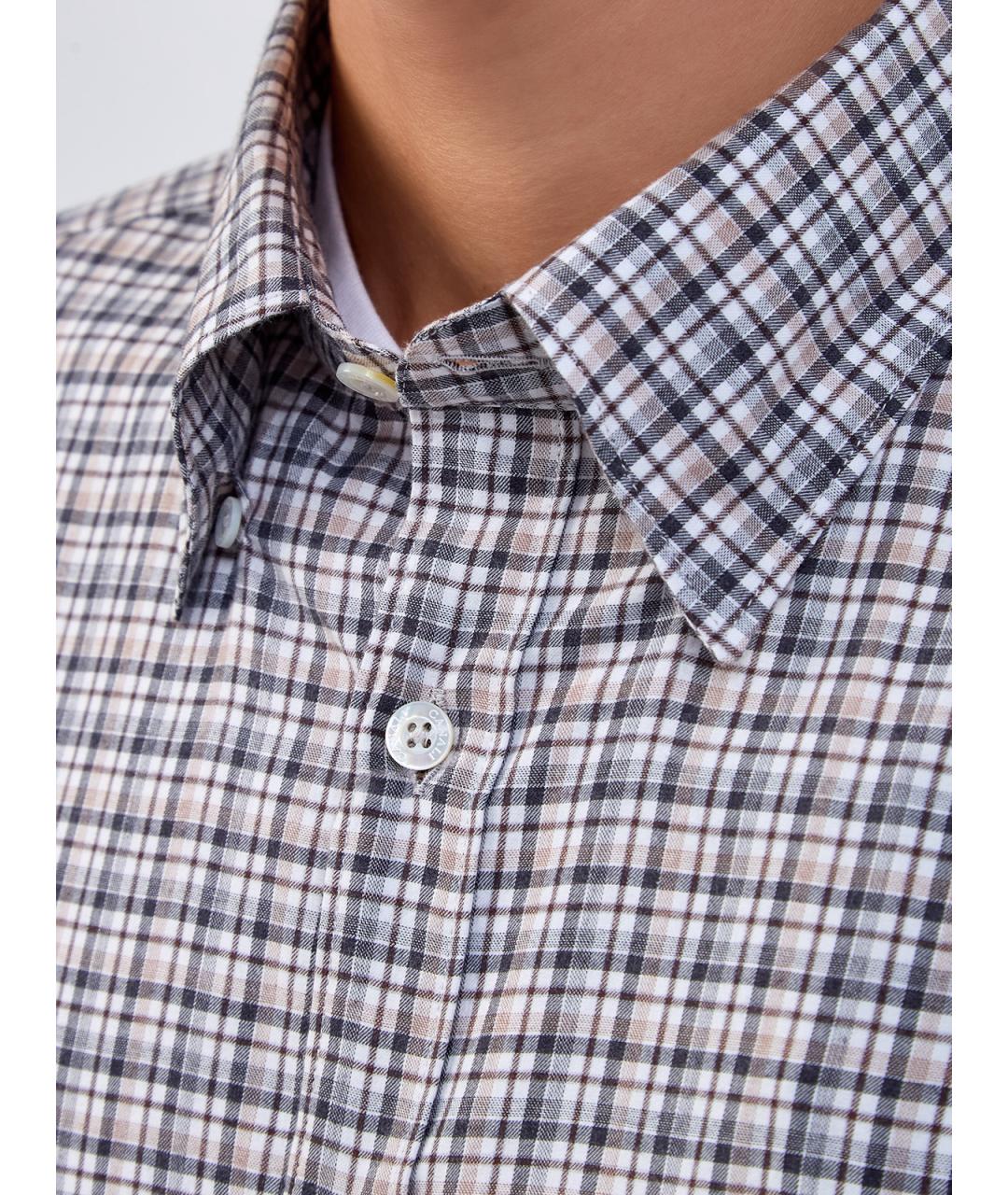 CANALI Мульти хлопковая кэжуал рубашка, фото 3