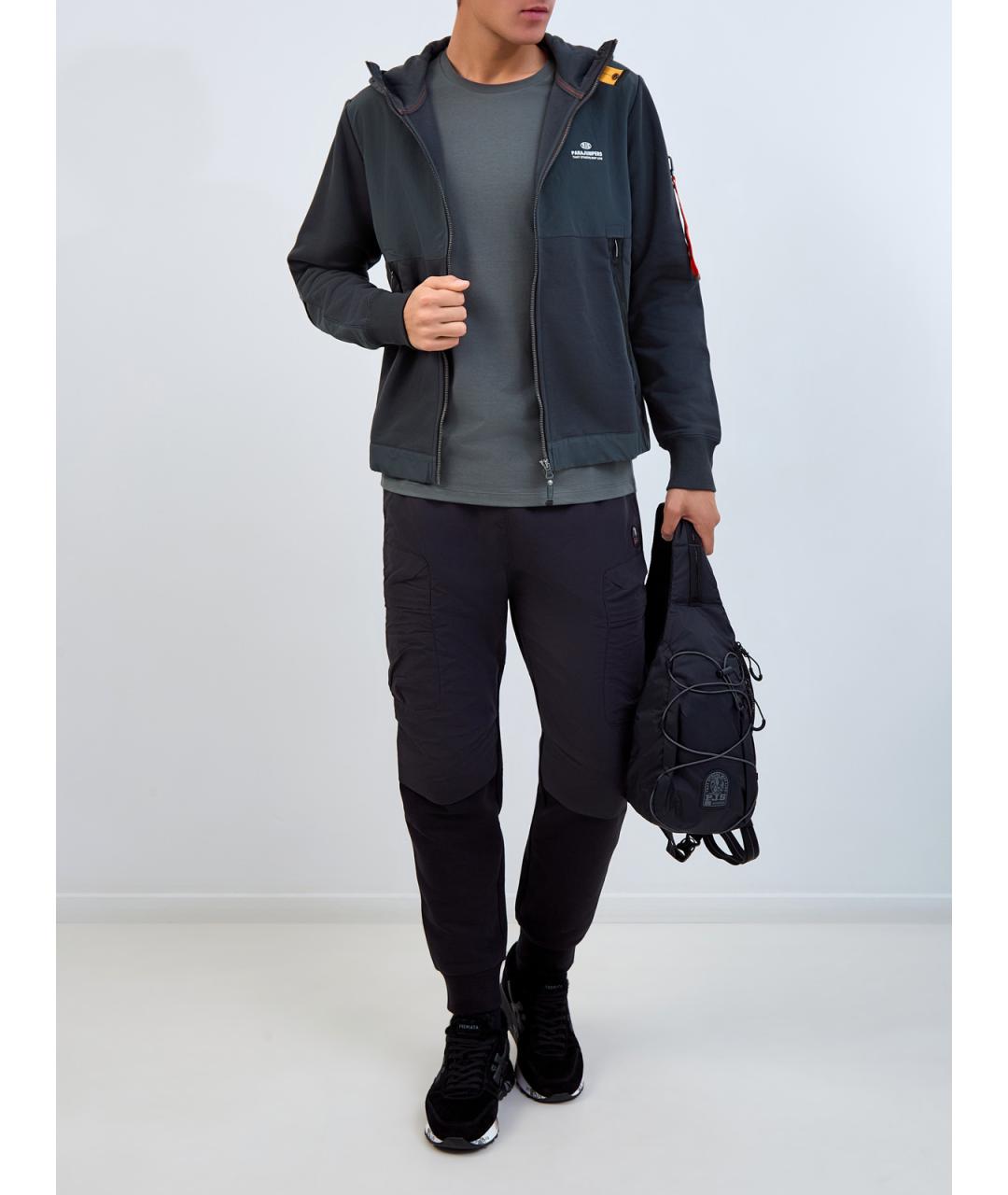 PARAJUMPERS Зеленая хлопковая футболка, фото 2