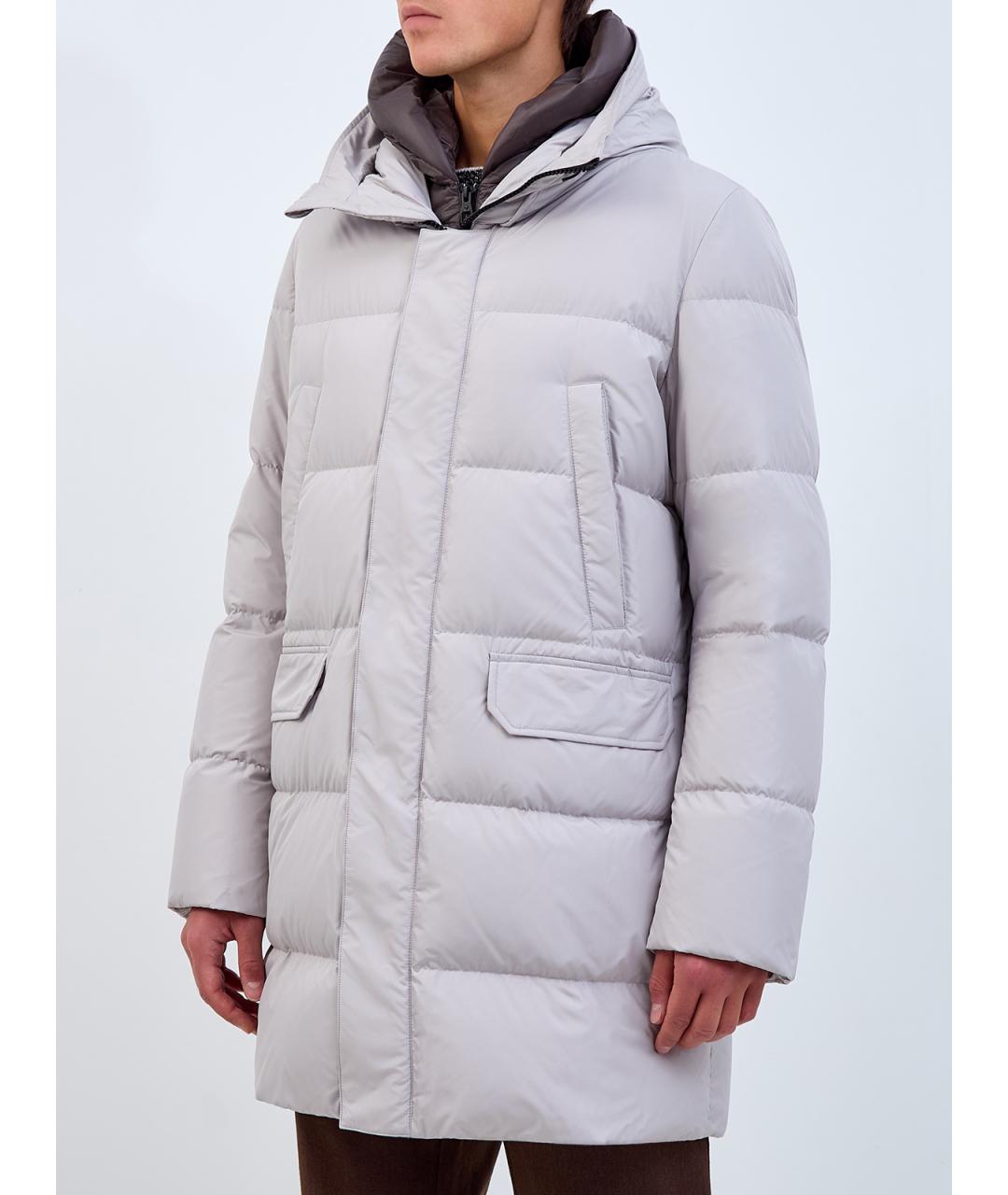 MONTECORE Серый полиэстеровый пуховик, фото 3