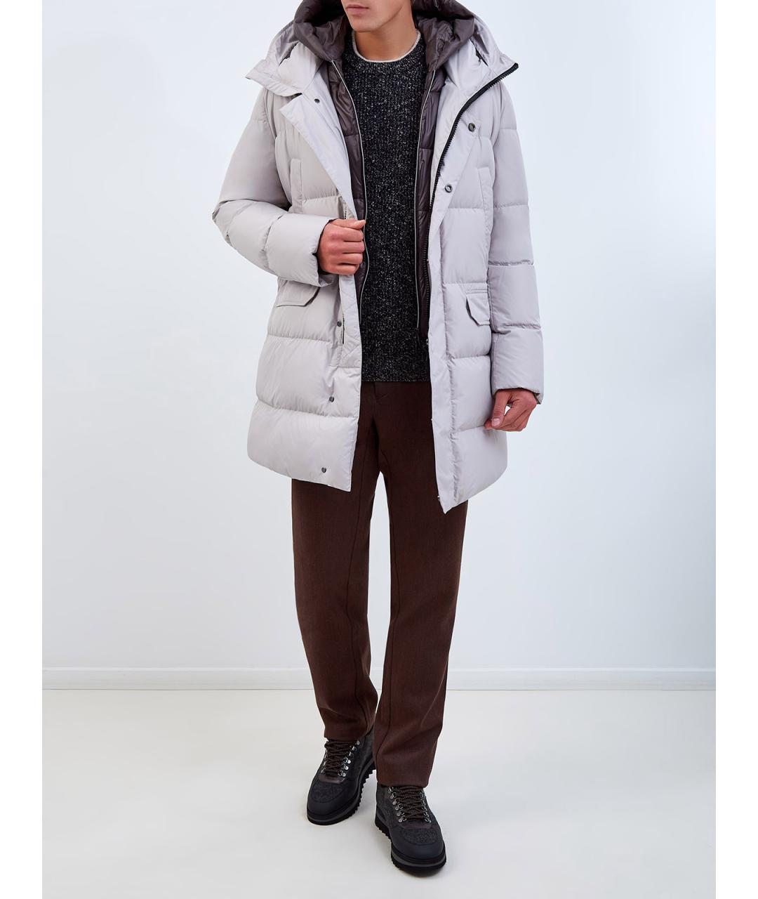 MONTECORE Серый полиэстеровый пуховик, фото 2