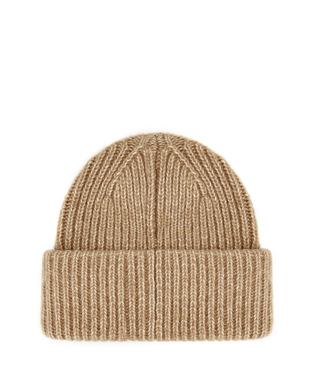 PARAJUMPERS Бежевая хлопковая шапка, фото 3