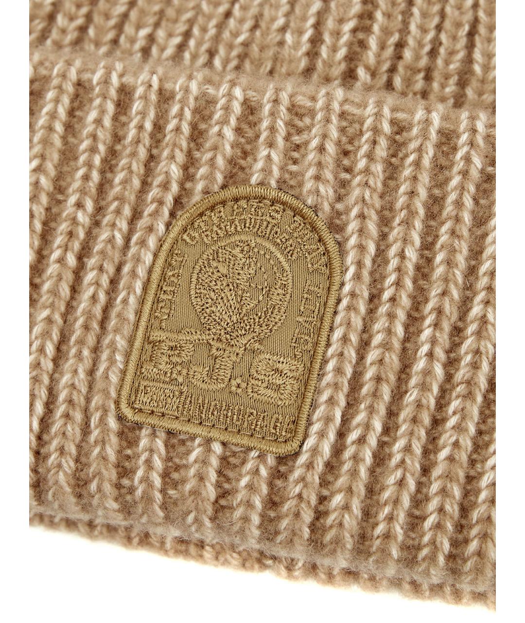 PARAJUMPERS Бежевая хлопковая шапка, фото 4