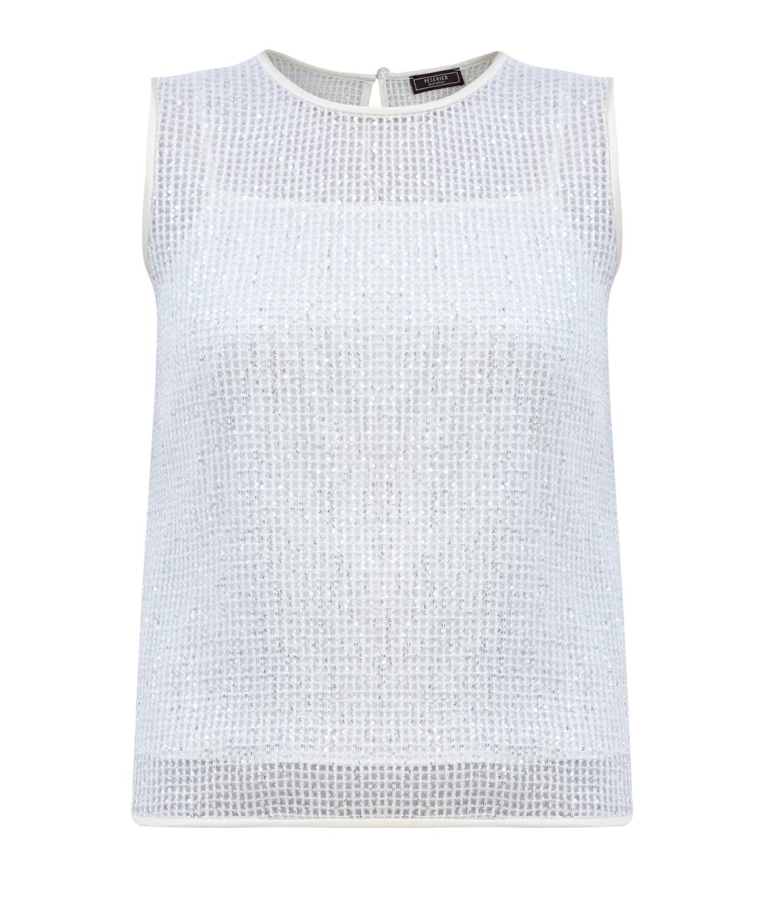 PESERICO Белая блузы, фото 1