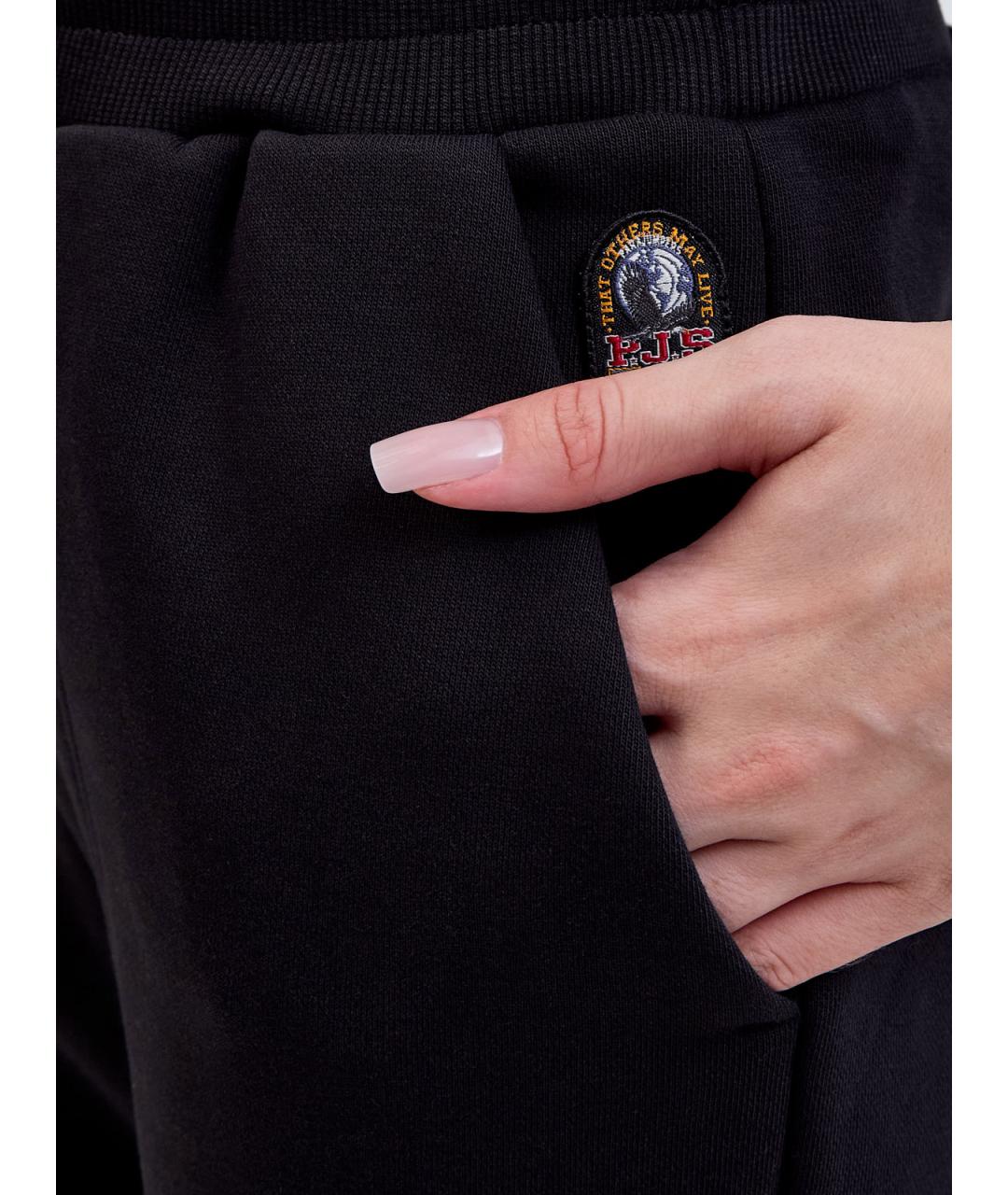 PARAJUMPERS Черные хлопковые спортивные брюки и шорты, фото 5