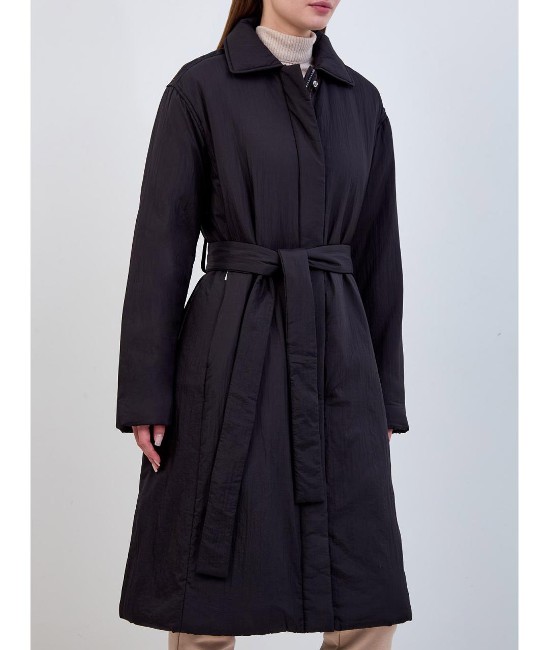 PARAJUMPERS Черный полиамидовый тренч/плащ, фото 3