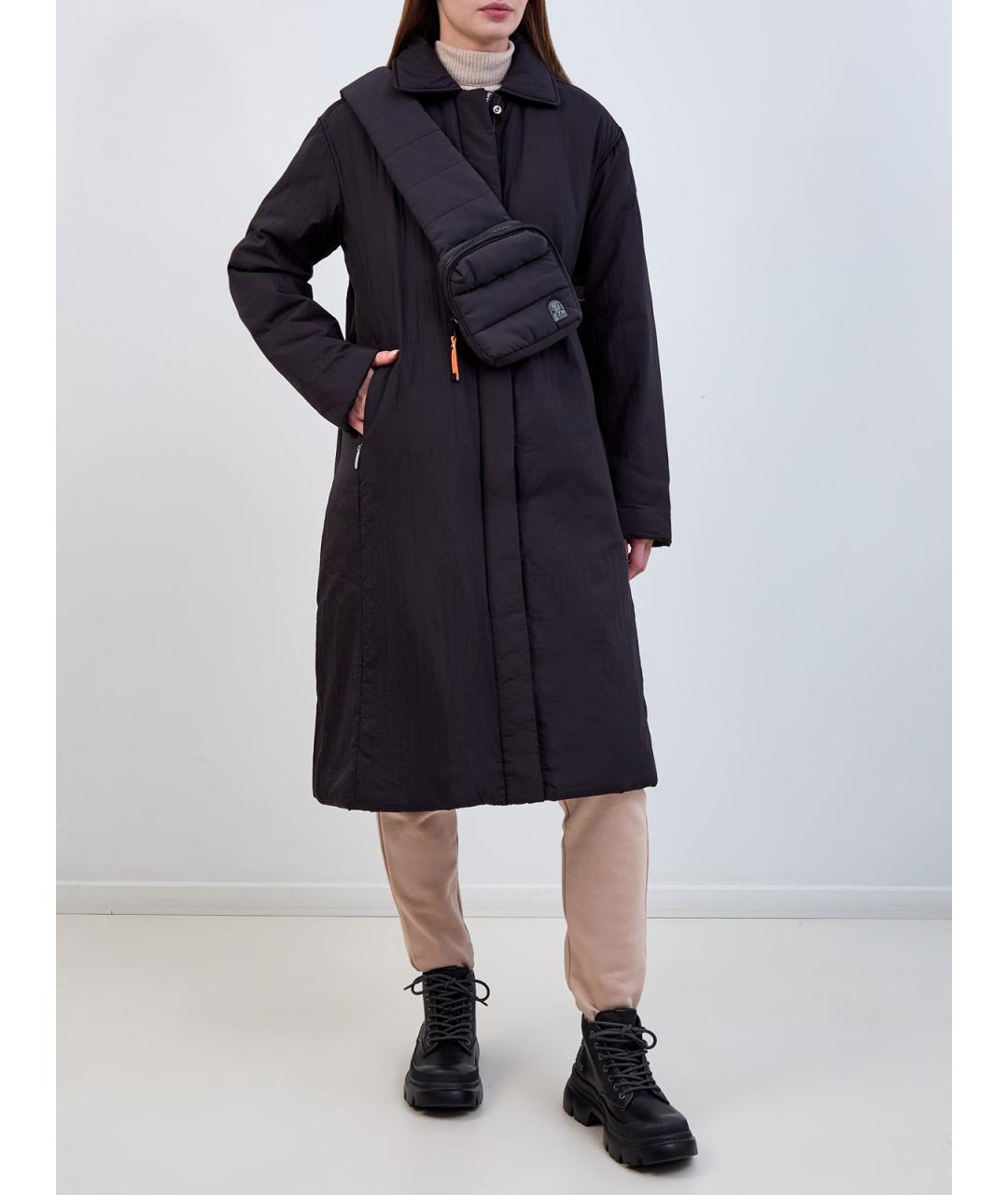 PARAJUMPERS Черный полиамидовый тренч/плащ, фото 2