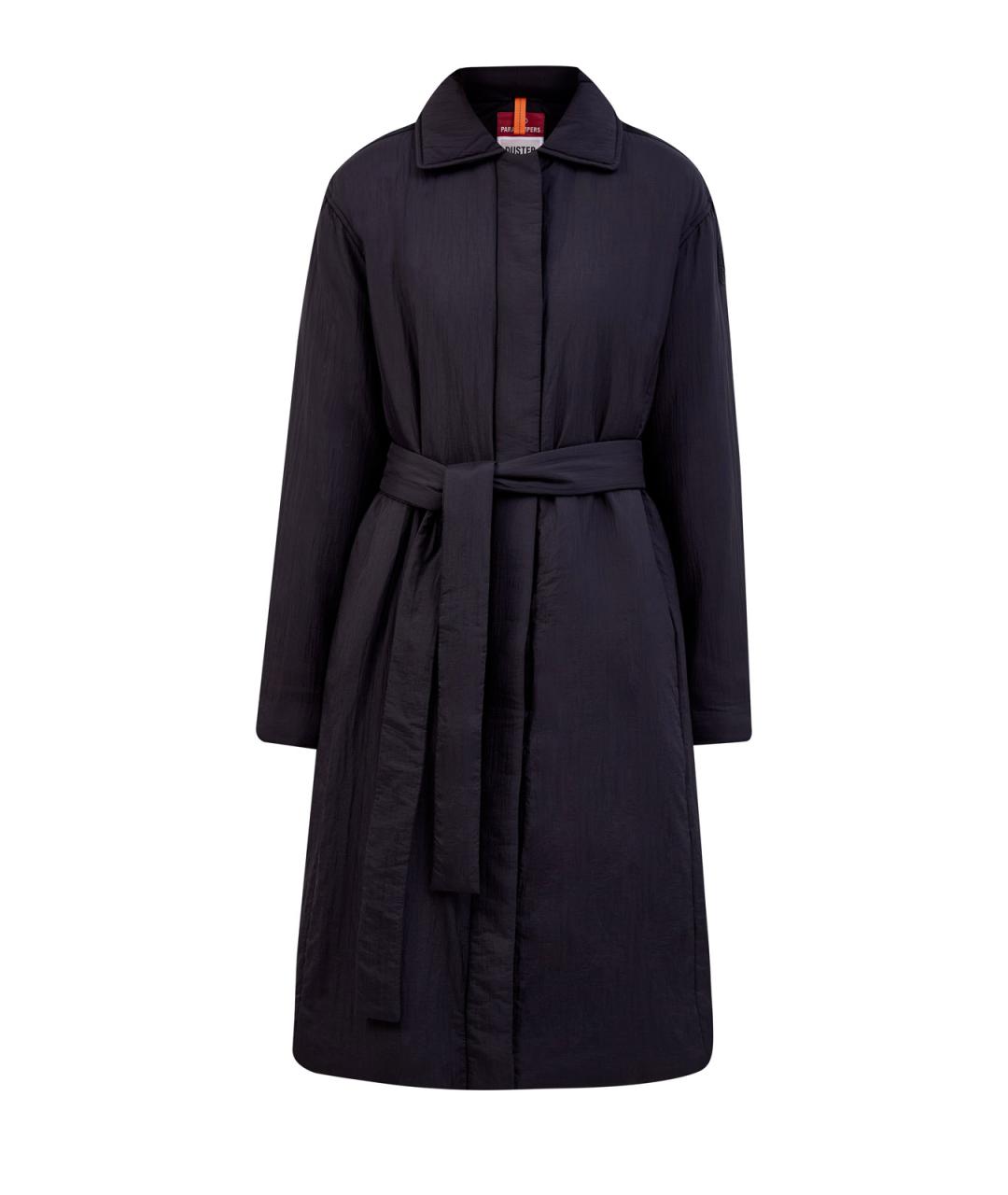 PARAJUMPERS Черный полиамидовый тренч/плащ, фото 1