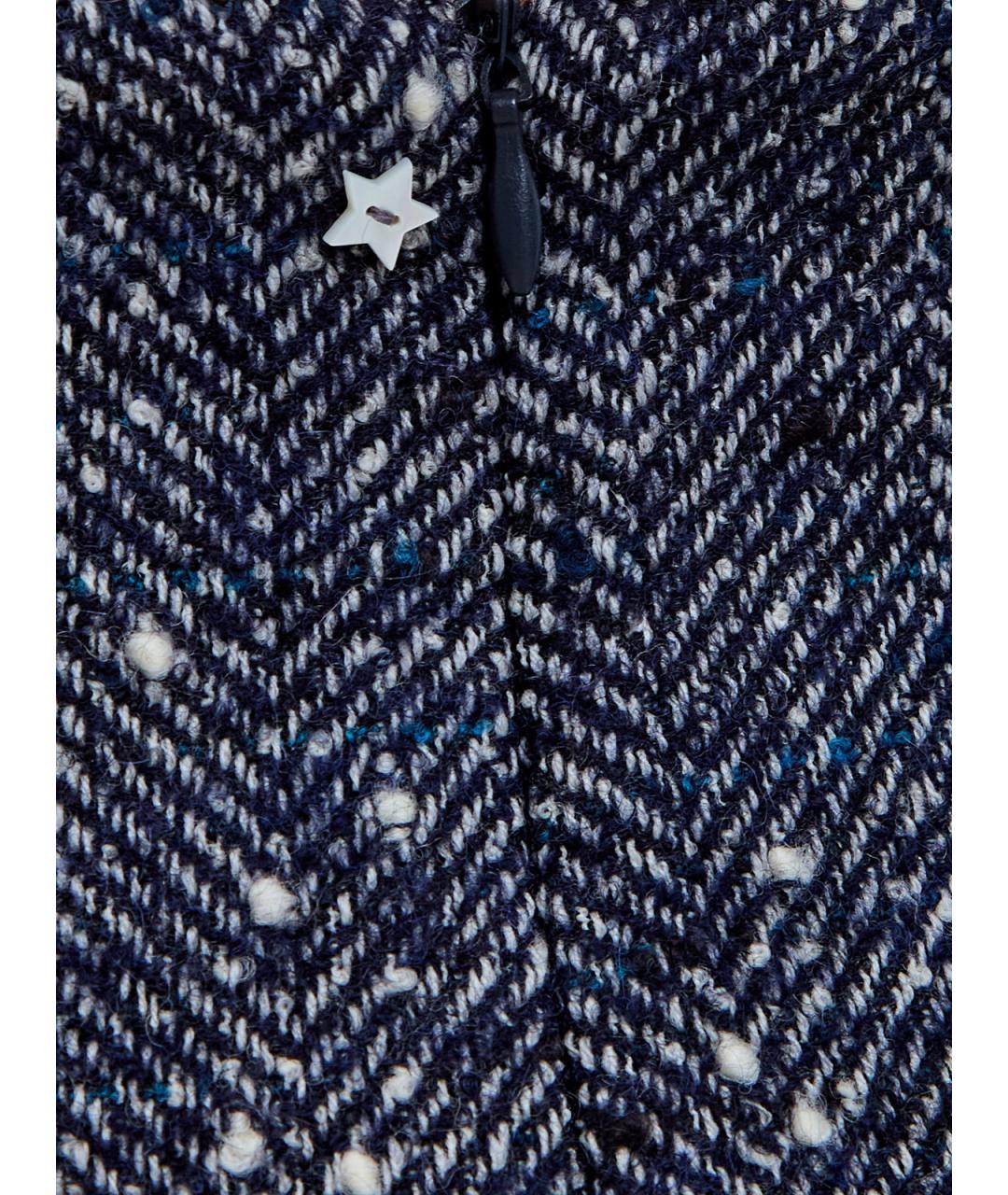 LORENA ANTONIAZZI Серая шерстяная юбка миди, фото 5