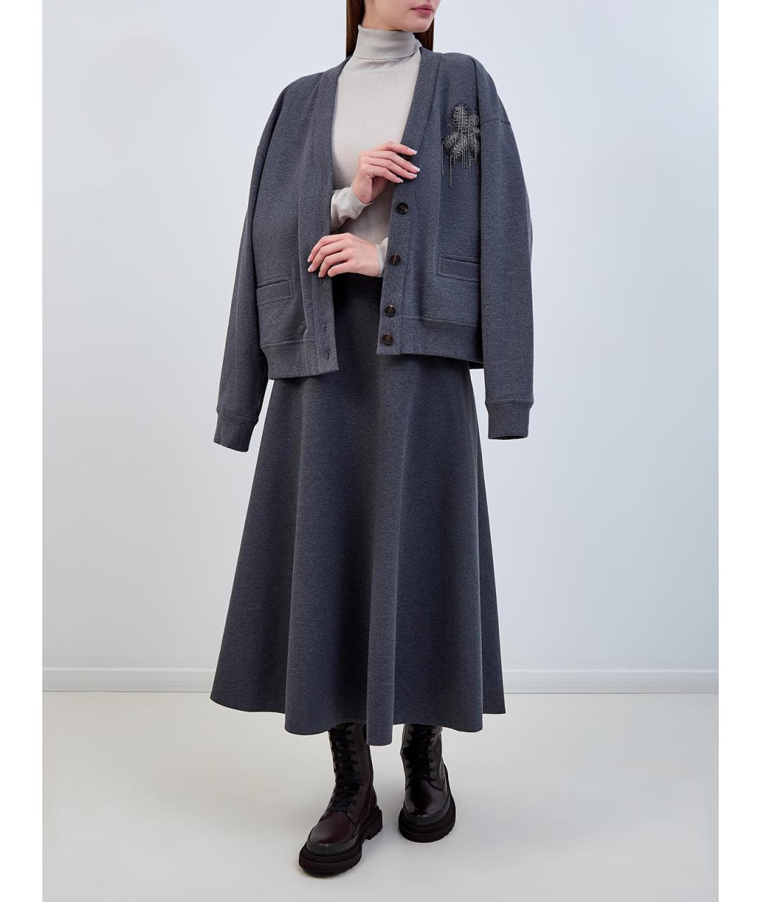 BRUNELLO CUCINELLI Бежевая кашемировая водолазка, фото 2