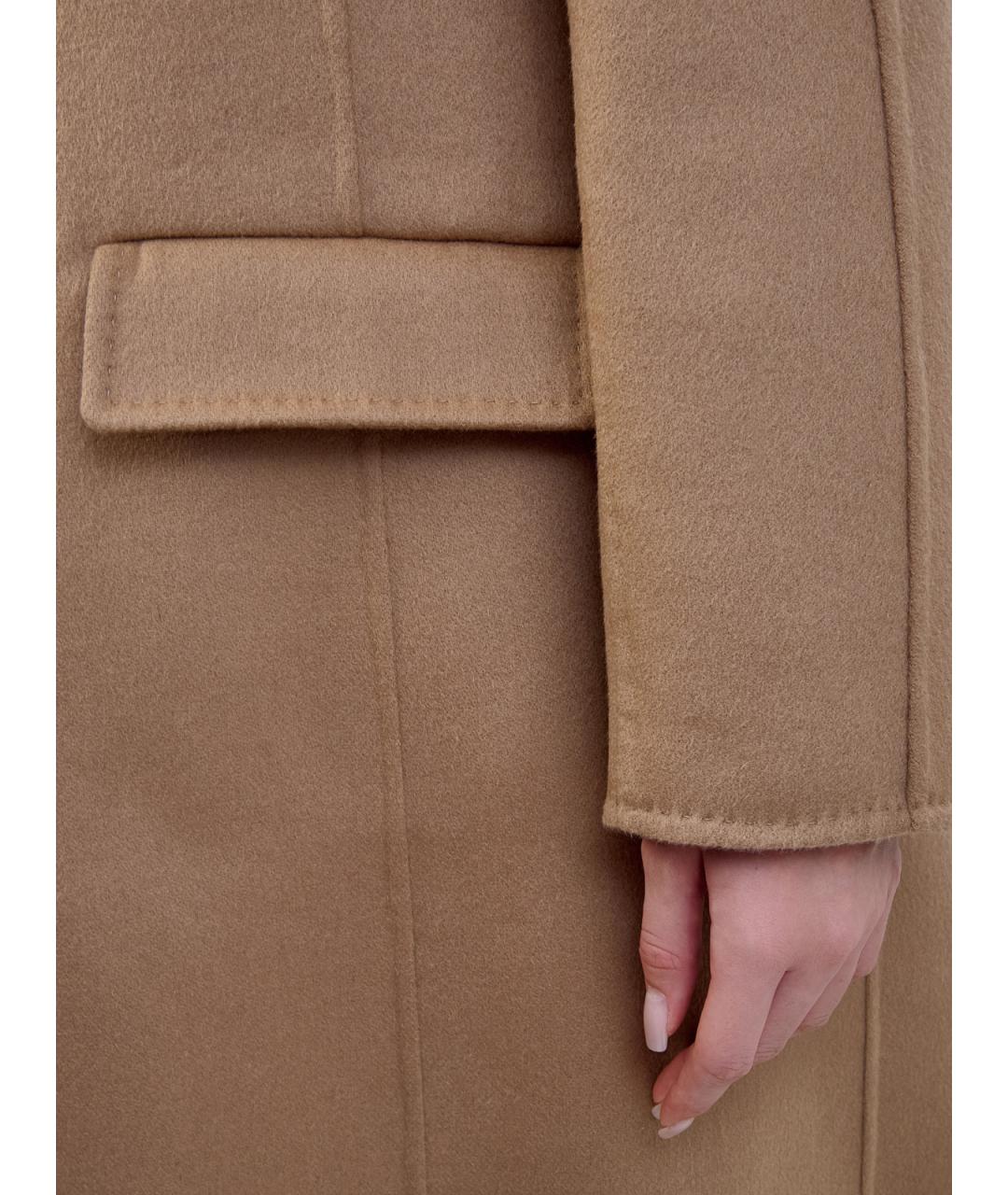 MOORER Бежевый шерстяной пуховик, фото 7
