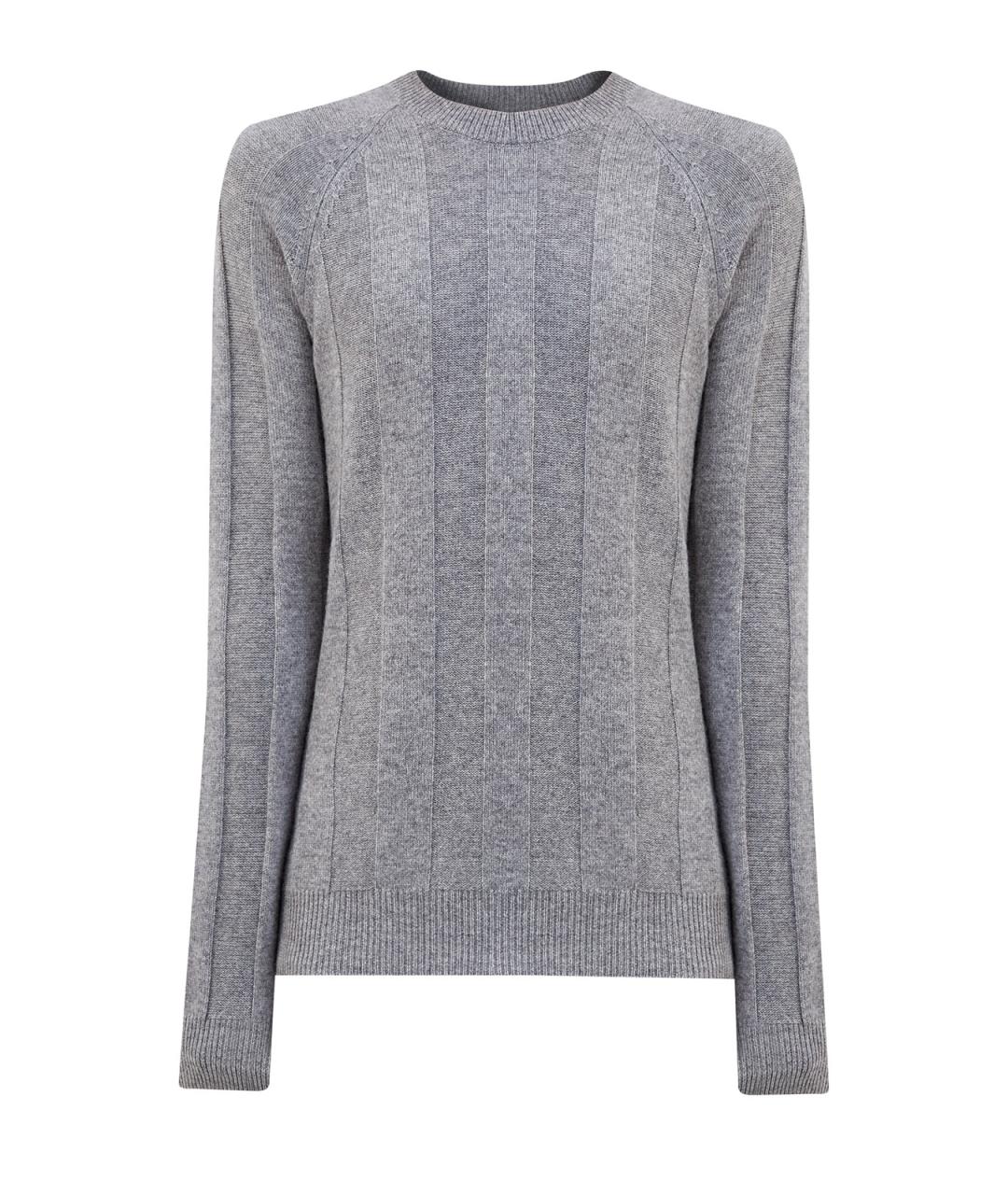 BRUNELLO CUCINELLI Серый кашемировый джемпер / свитер, фото 1