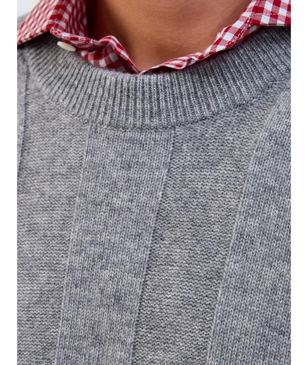 BRUNELLO CUCINELLI Серый кашемировый джемпер / свитер, фото 5