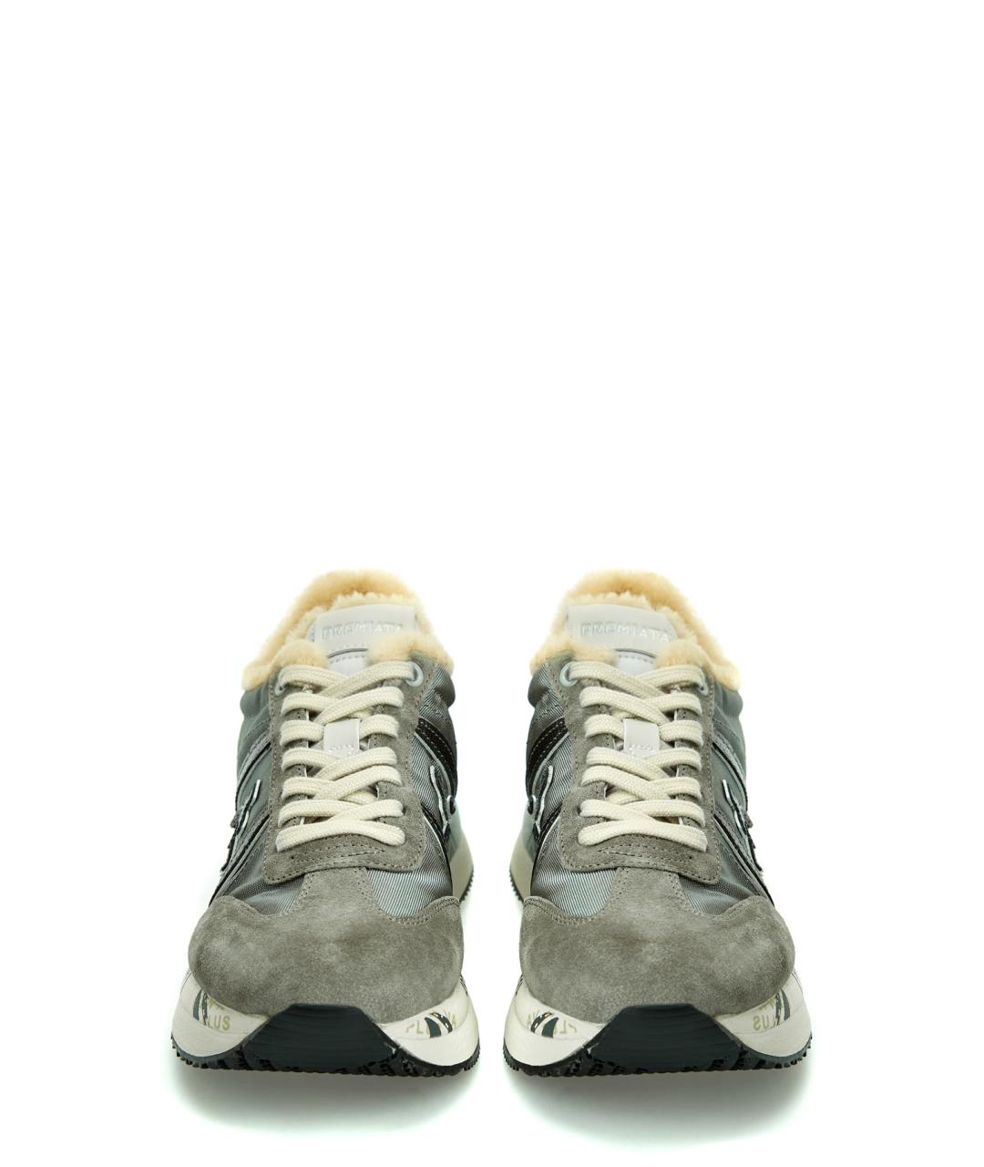 PREMIATA Зеленые текстильные кроссовки, фото 4