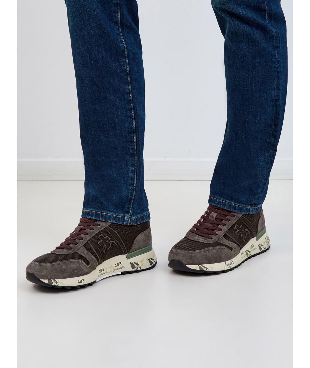 PREMIATA Мульти текстильные низкие кроссовки / кеды, фото 2