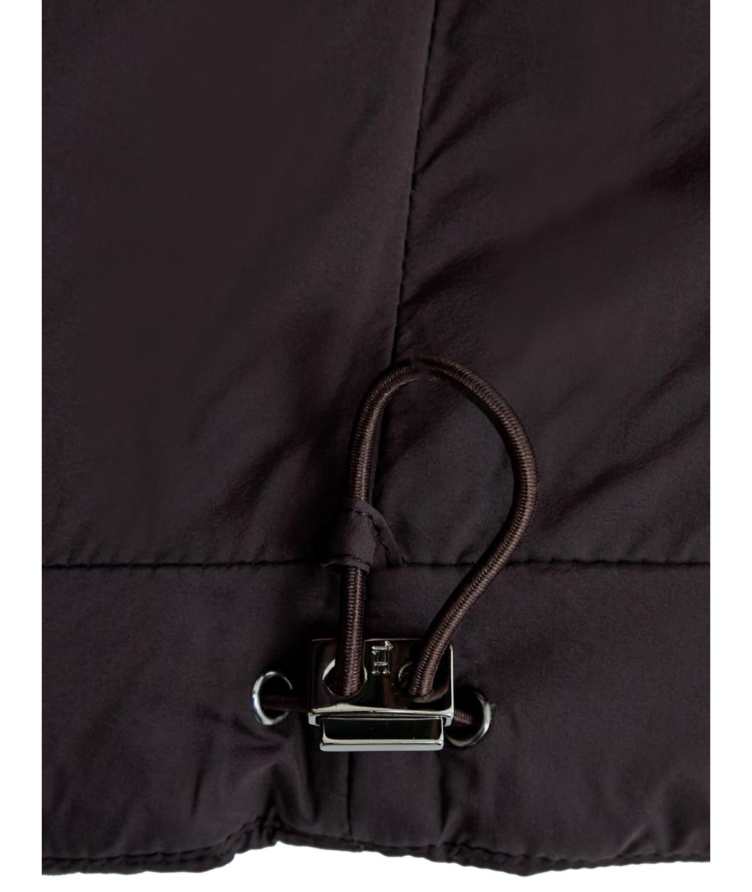 HERNO Коричневый полиамидовый пуховик, фото 8