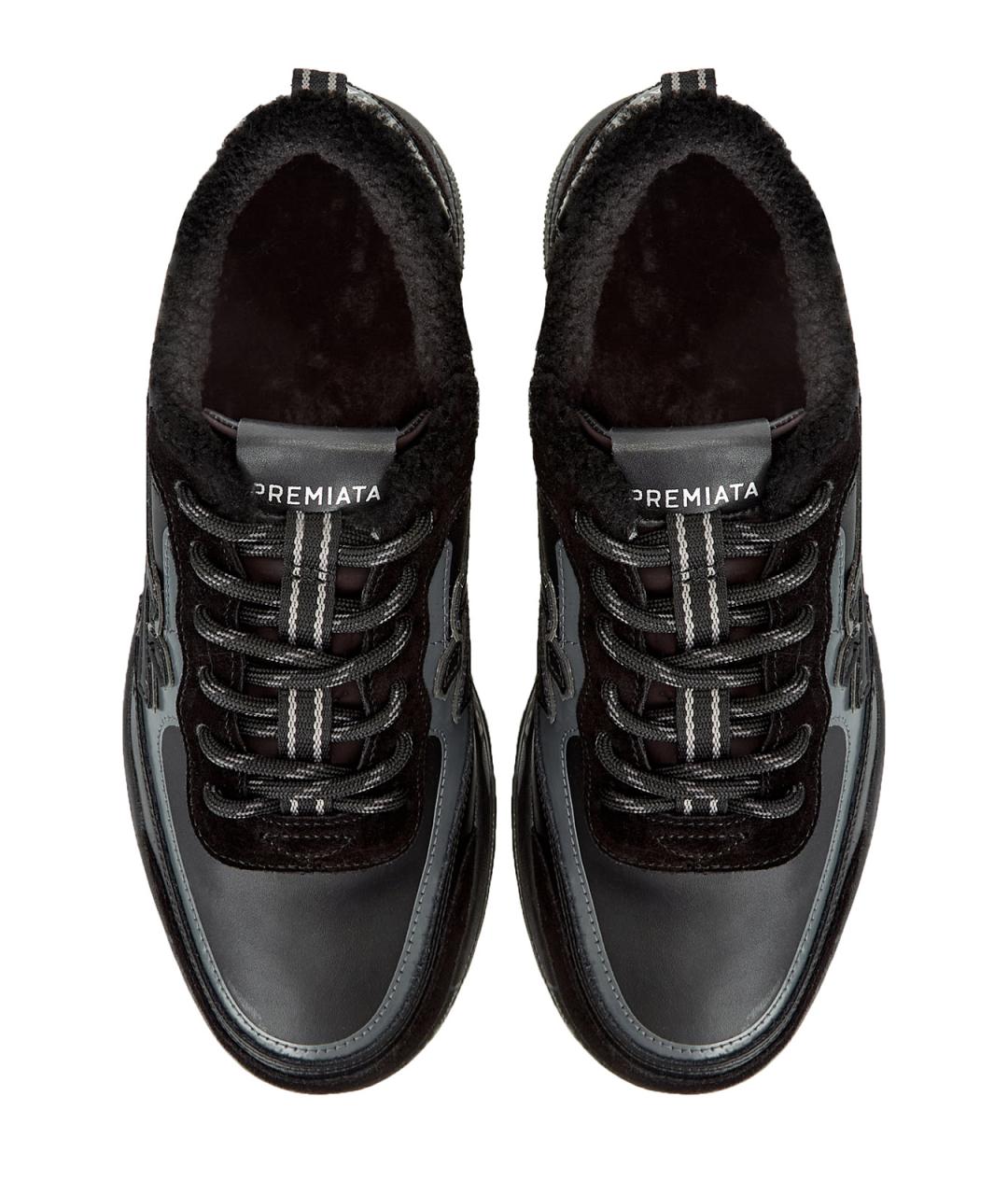 PREMIATA Серые текстильные низкие кроссовки / кеды, фото 6