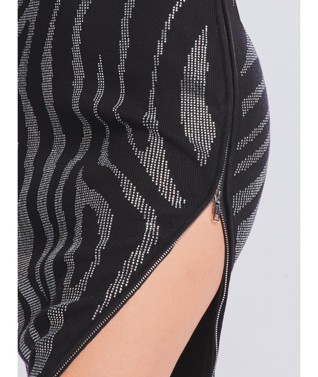 Retrofete Черное хлопковое вечернее платье, фото 5