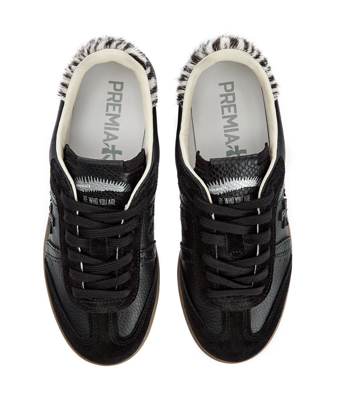 PREMIATA Черные кожаные кеды, фото 5