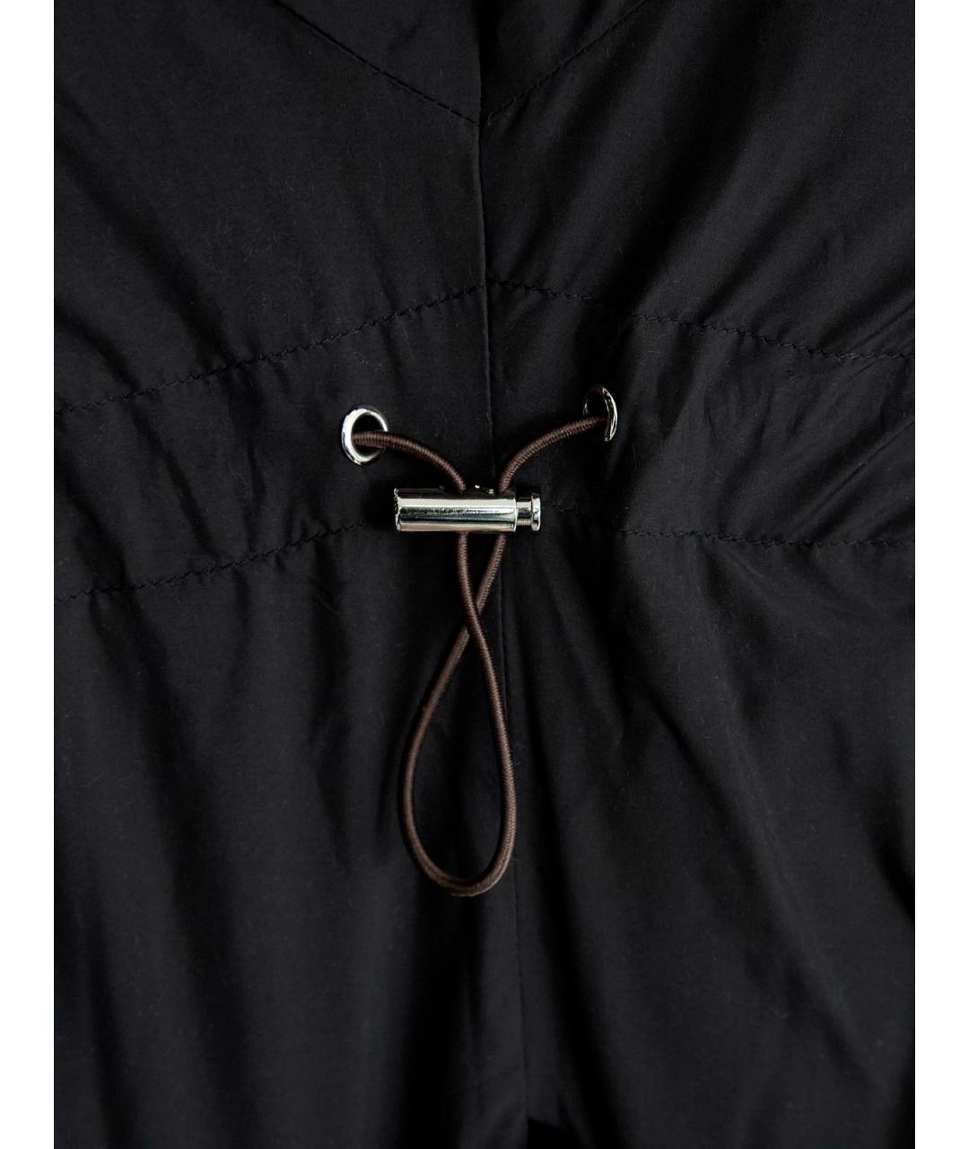 YVES SALOMON Коричневый полиэстеровый пуховик, фото 7