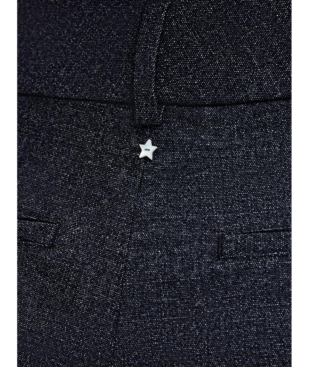 LORENA ANTONIAZZI Серые шерстяные прямые брюки, фото 5