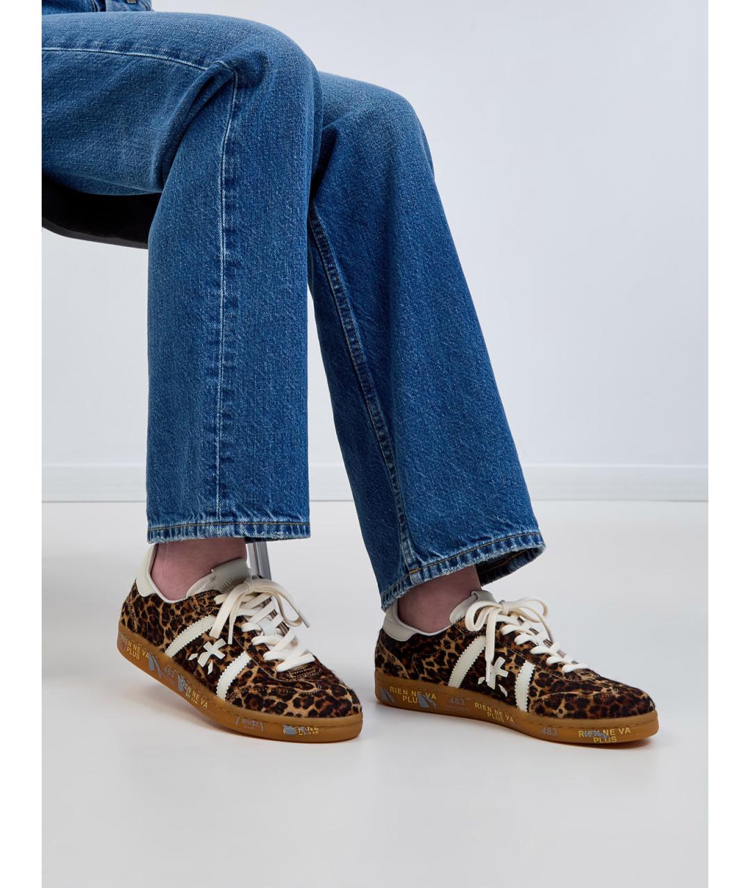 PREMIATA Коричневые кеды, фото 2