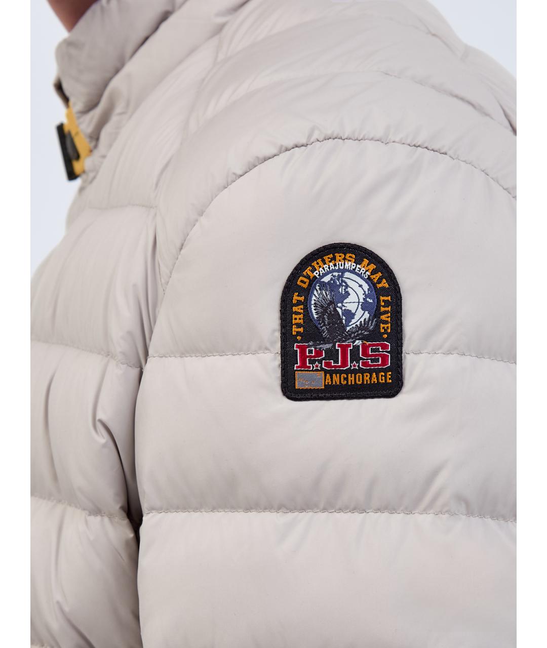 PARAJUMPERS Бежевый полиэстеровый пуховик, фото 5