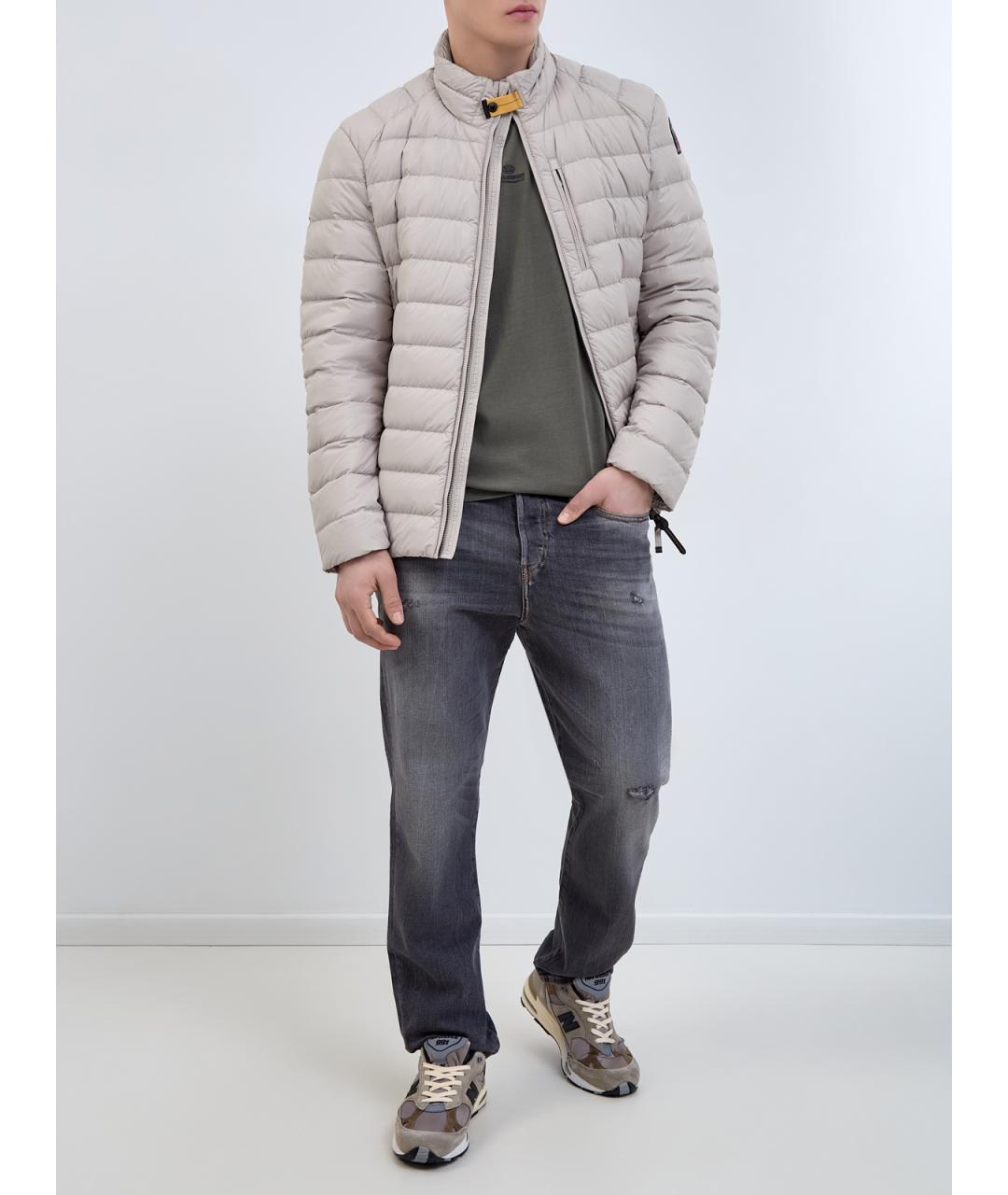 PARAJUMPERS Бежевый полиэстеровый пуховик, фото 2