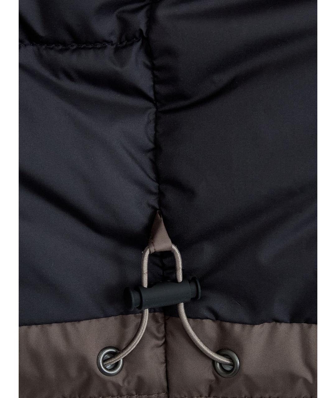 PESERICO Коричневый полиэстеровый пуховик, фото 7