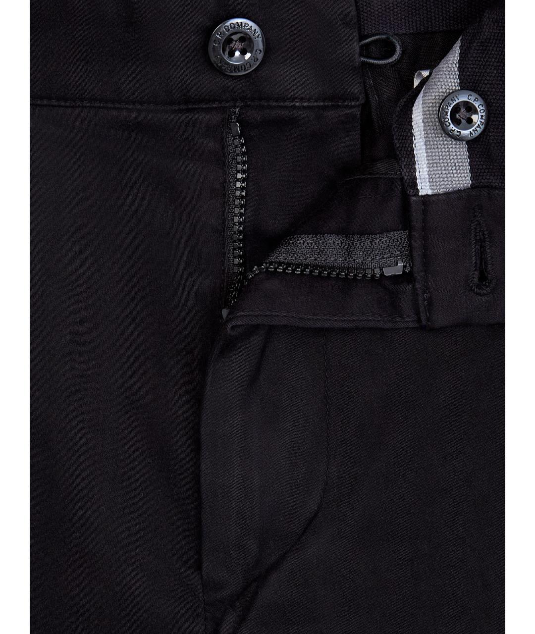CP COMPANY Черные хлопковые повседневные брюки, фото 6