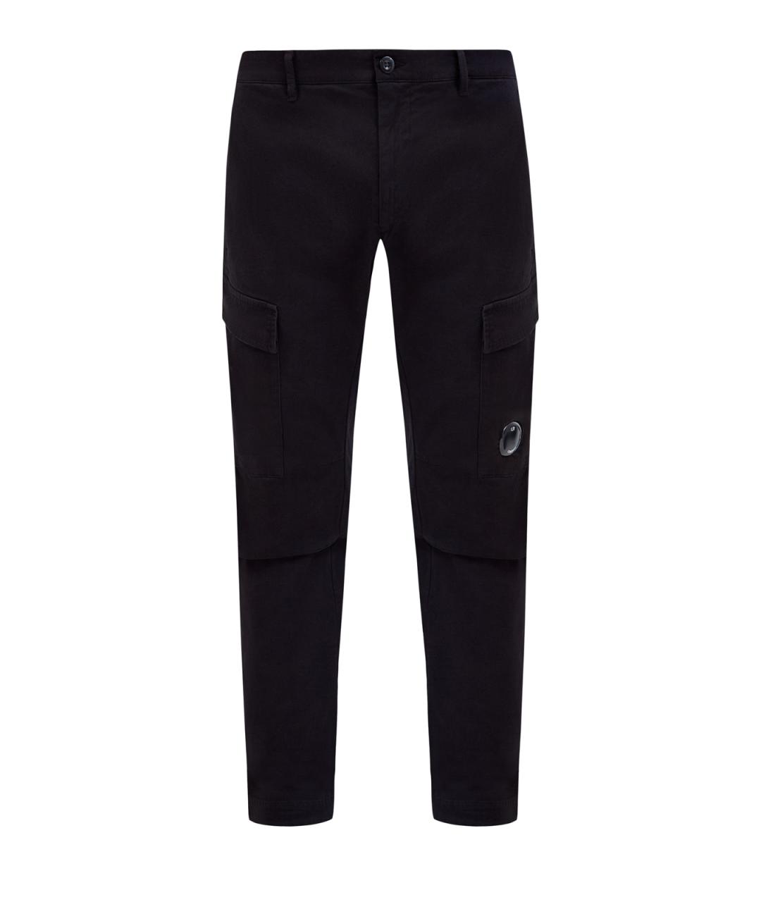 CP COMPANY Черные хлопковые повседневные брюки, фото 1