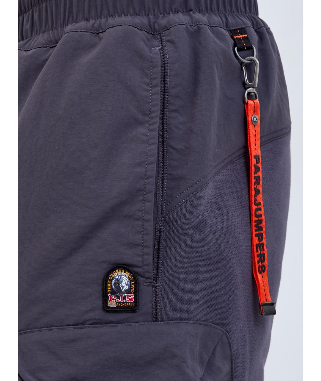 PARAJUMPERS Серые хлопковые повседневные брюки, фото 5
