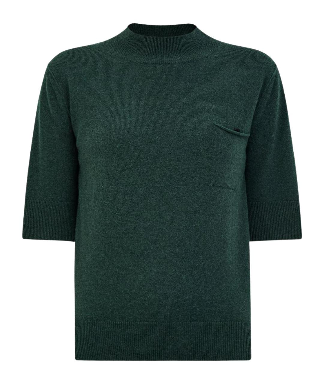 LORENA ANTONIAZZI Зеленый шерстяной джемпер / свитер, фото 1