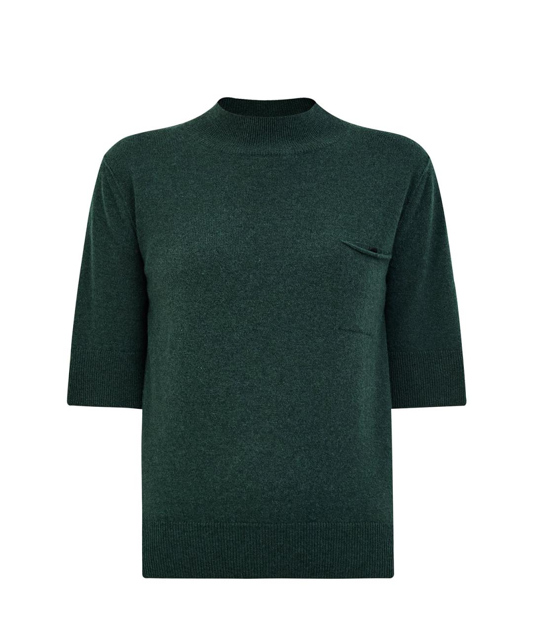 LORENA ANTONIAZZI Зеленый шерстяной джемпер / свитер, фото 7