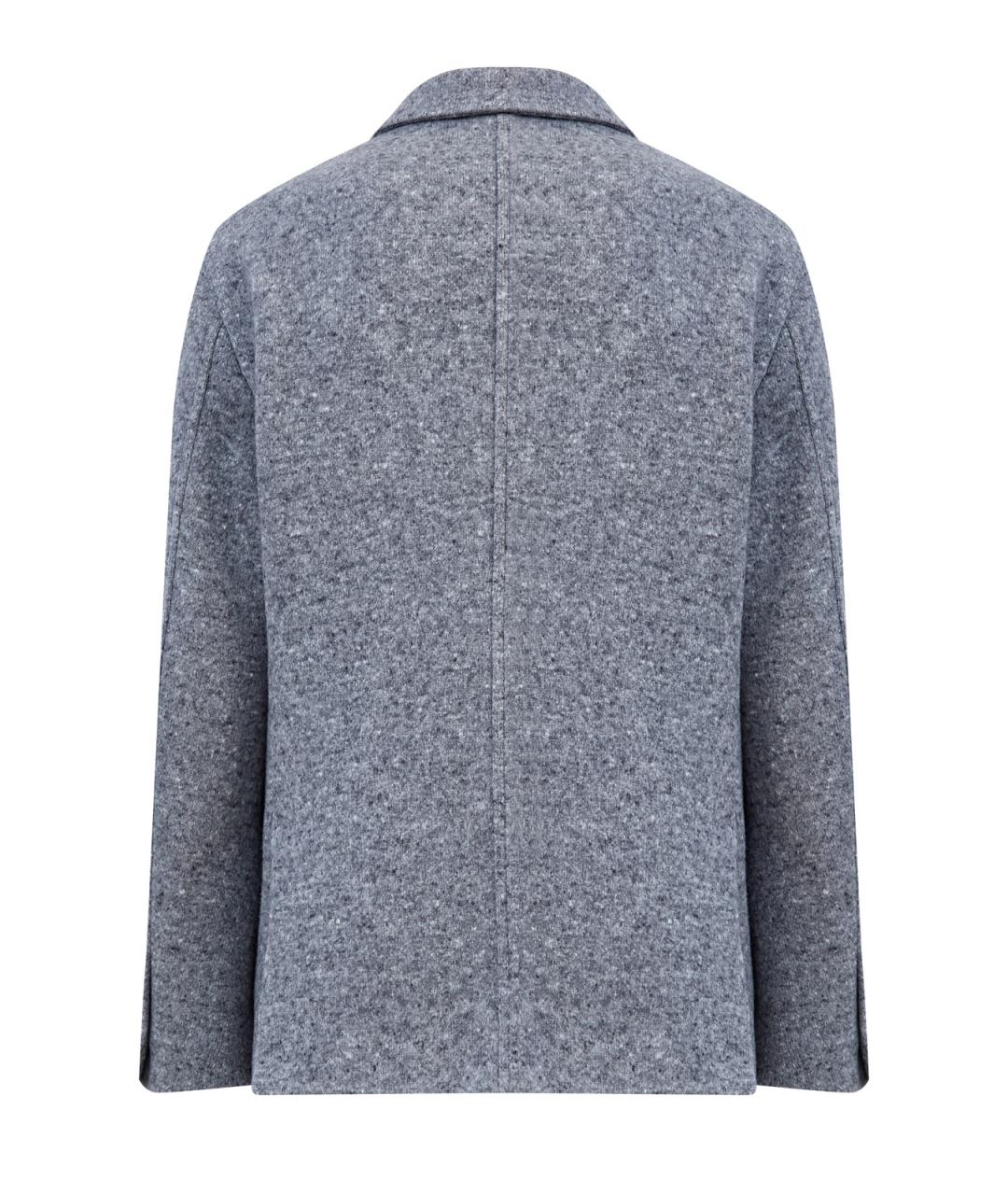 ELEVENTY Серое шерстяное пальто, фото 2