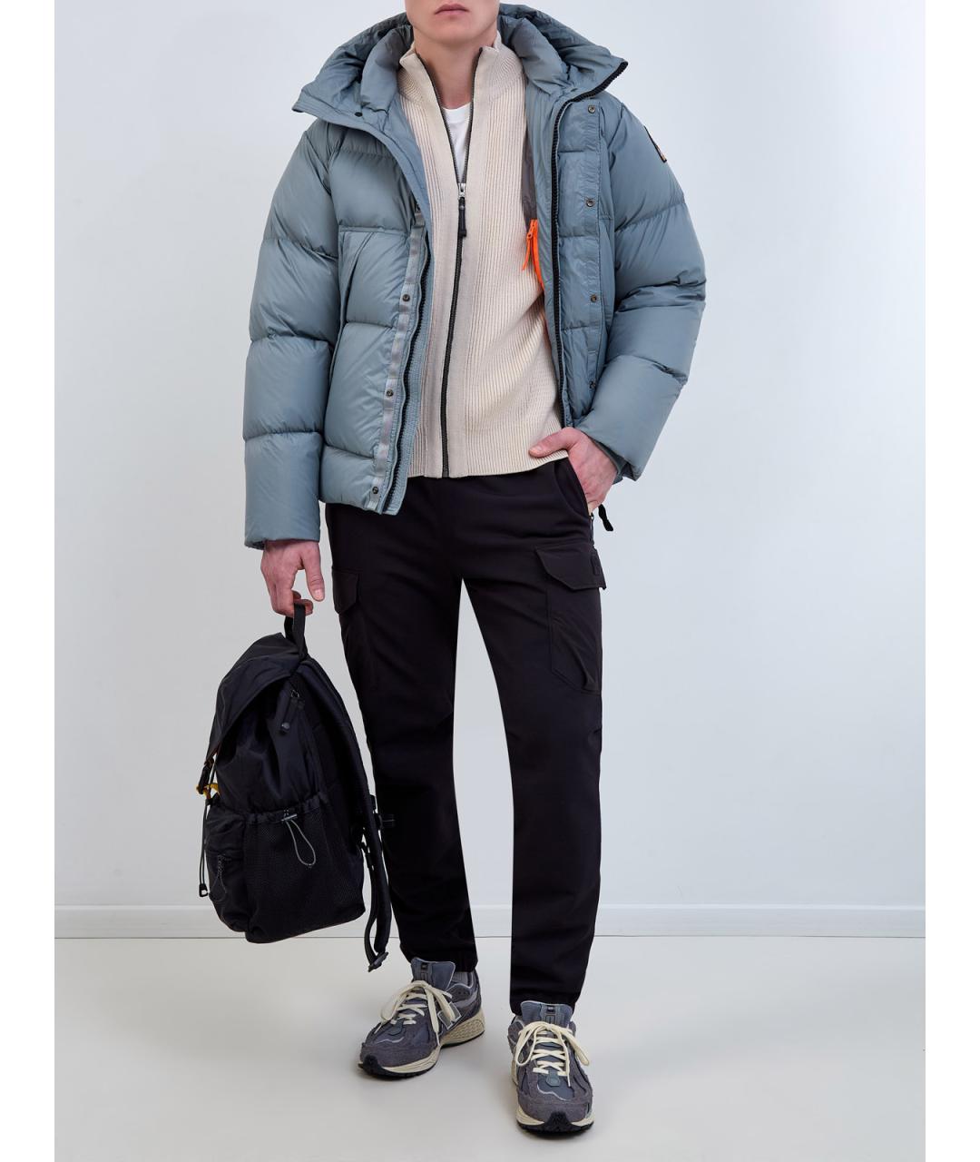 PARAJUMPERS Черные полиэстеровые повседневные брюки, фото 2