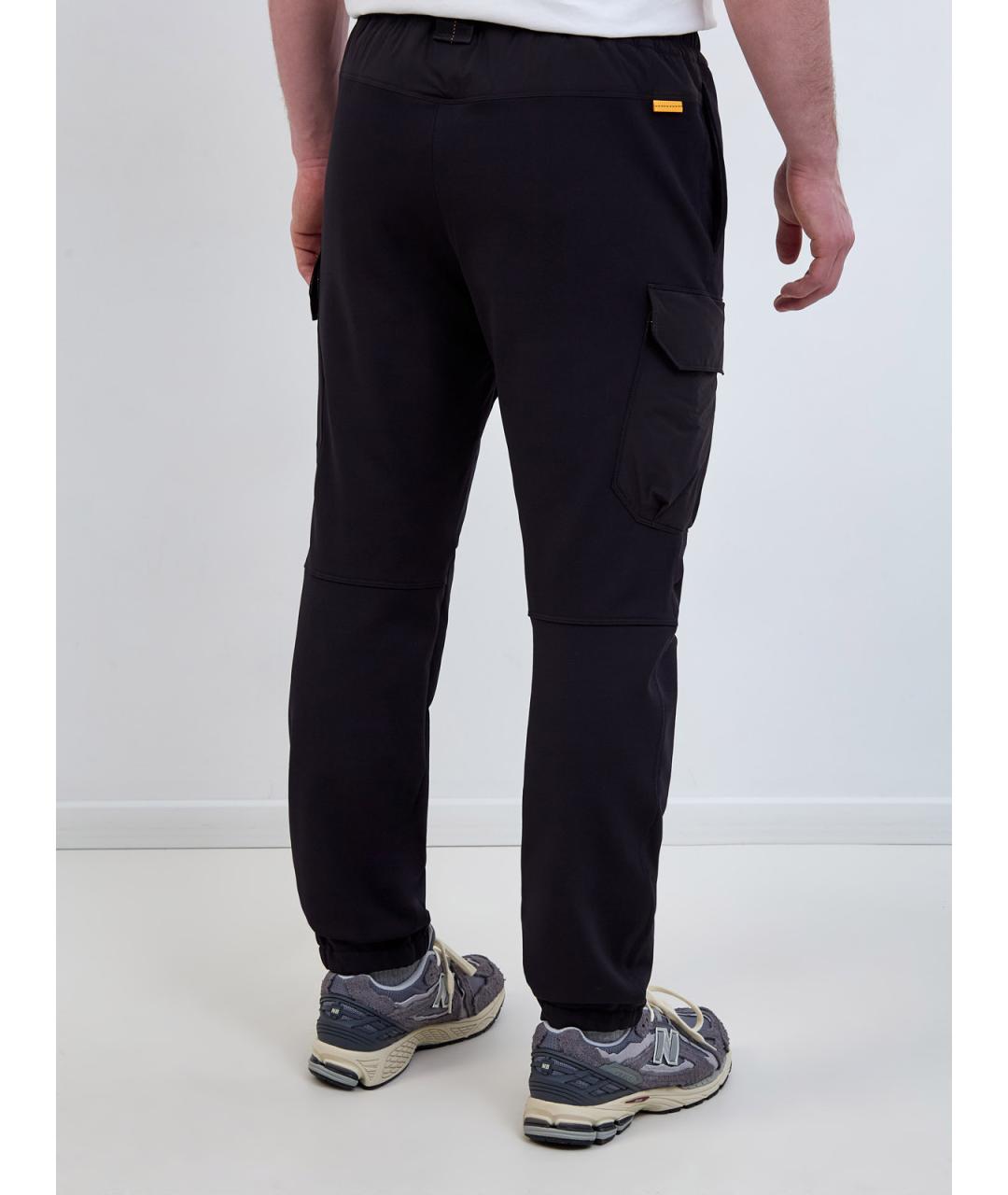 PARAJUMPERS Черные полиэстеровые повседневные брюки, фото 4