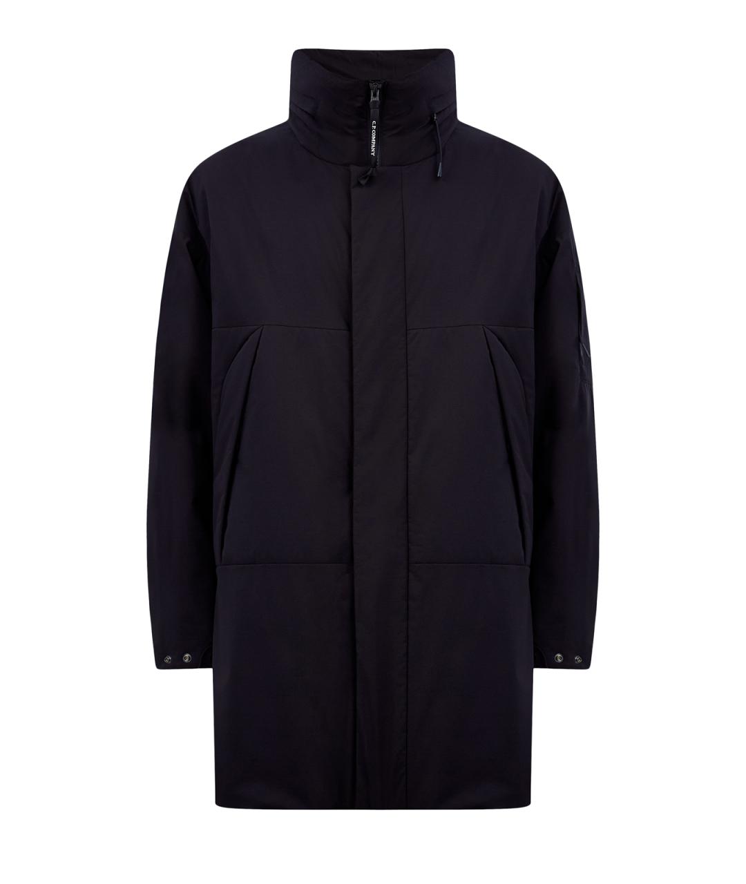 CP COMPANY Черная полиэстеровая куртка, фото 1