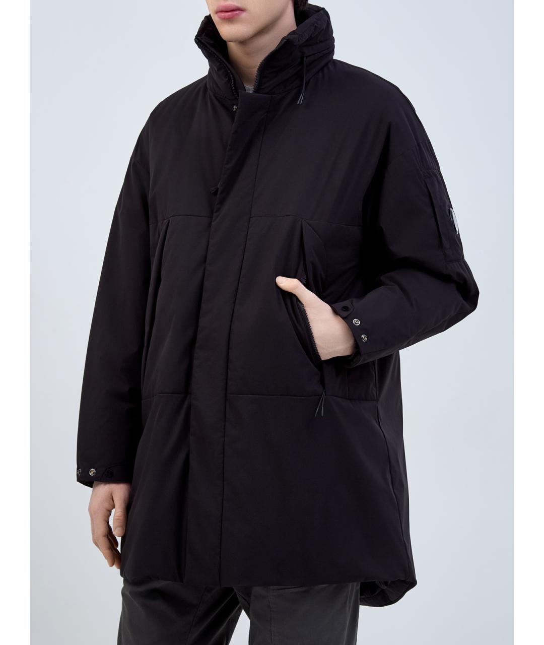 CP COMPANY Черная полиэстеровая куртка, фото 3