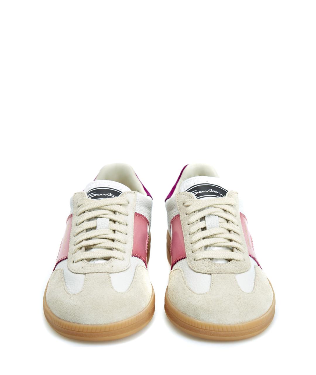 SANTONI Мульти кожаные кеды, фото 5