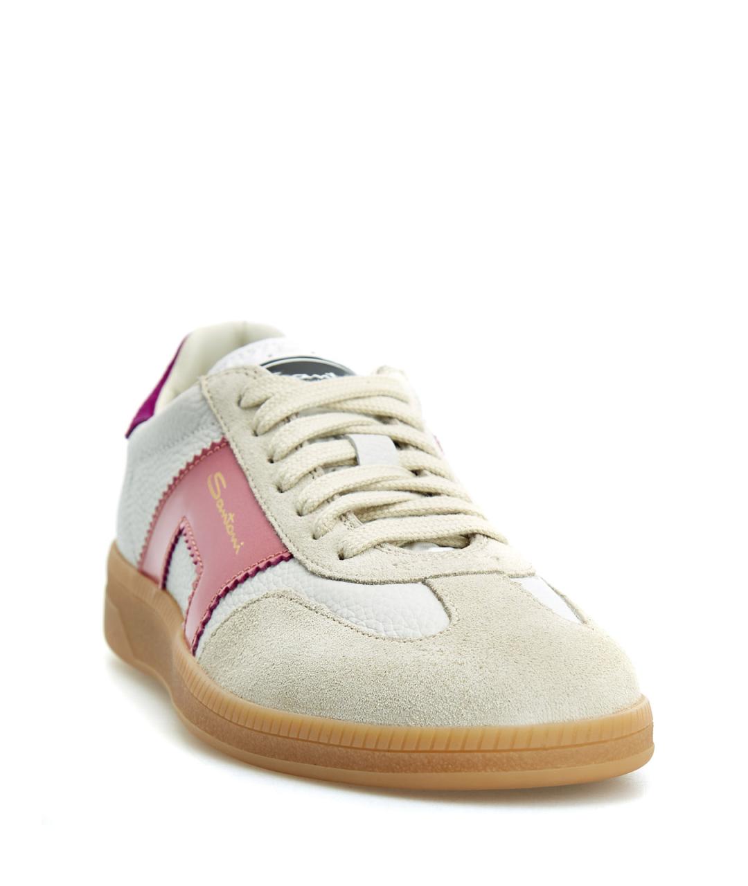 SANTONI Мульти кожаные кеды, фото 3